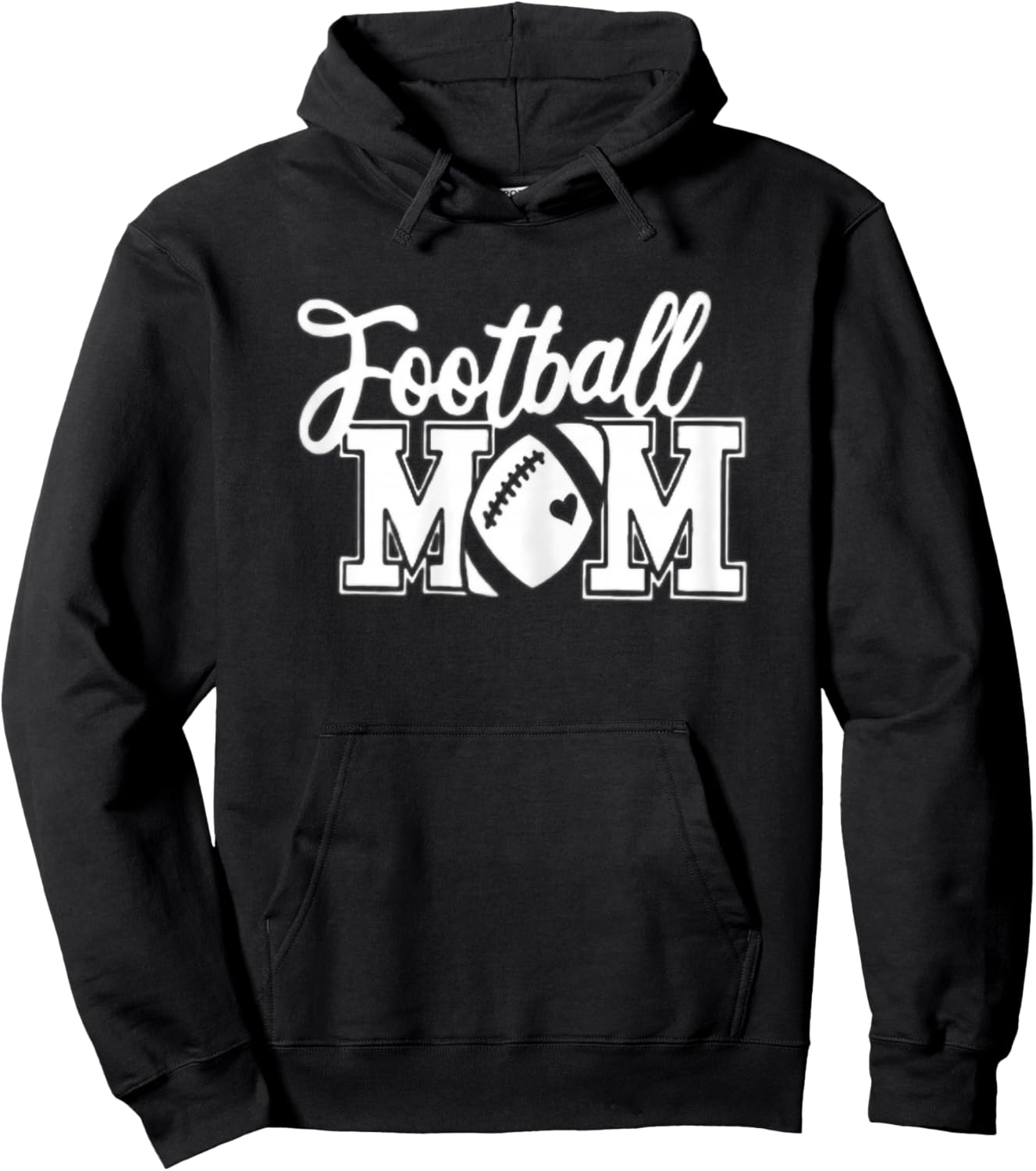 Football Mom | Senior Football Mom Hoodie - Hoodie | Black