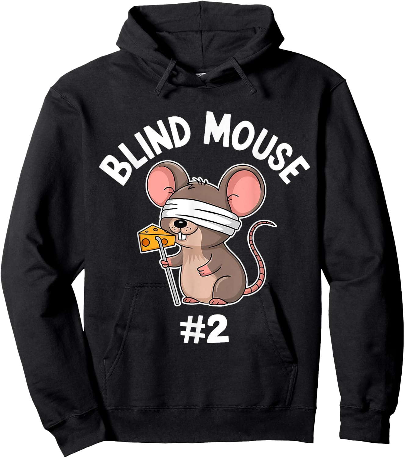 Three Blind Mice Costume Mouse #2 Matching Group Hoodie - Hoodie | Black
