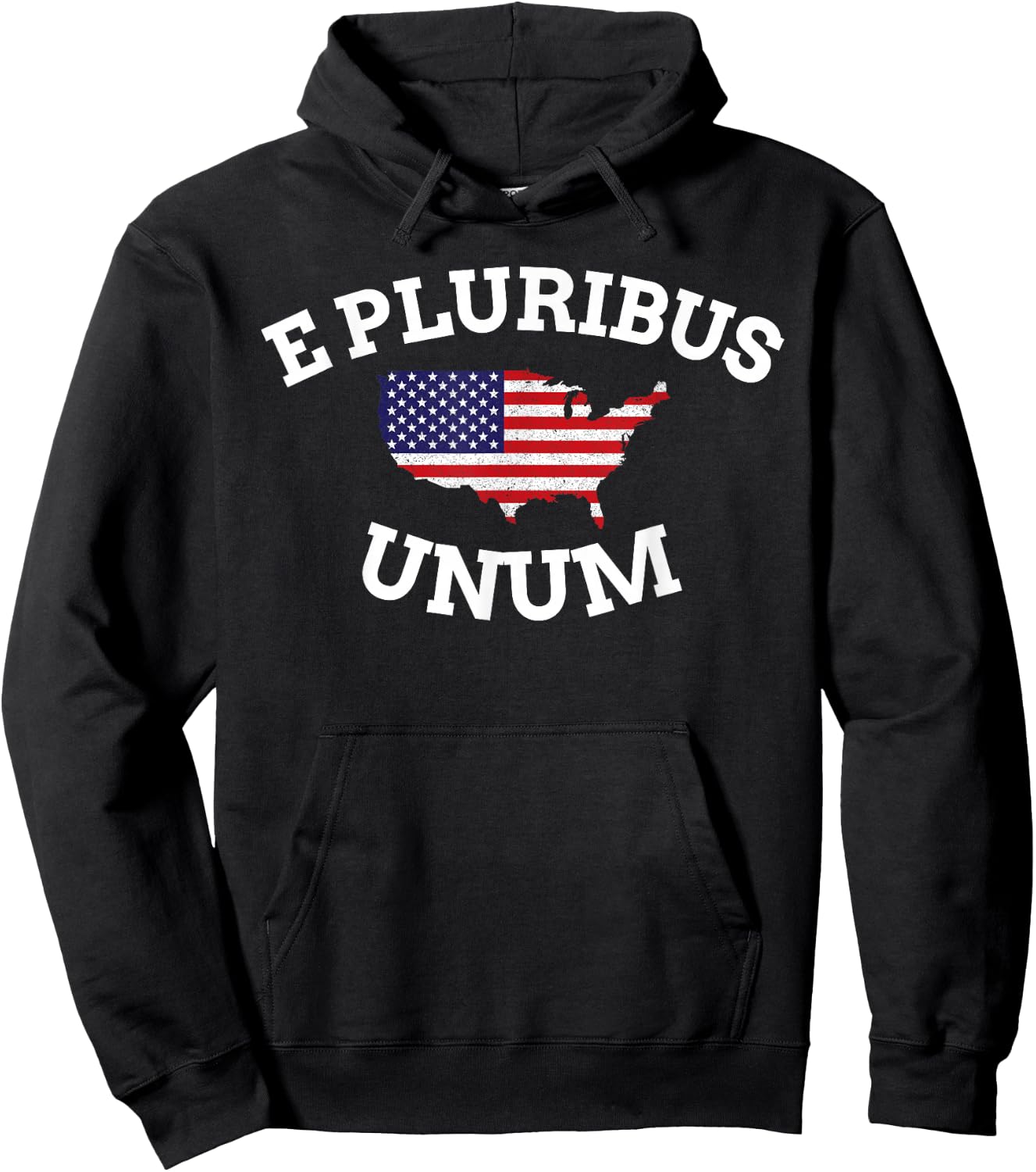 American Patriot E Pluribus Unum United States Hoodie - Hoodie | Black