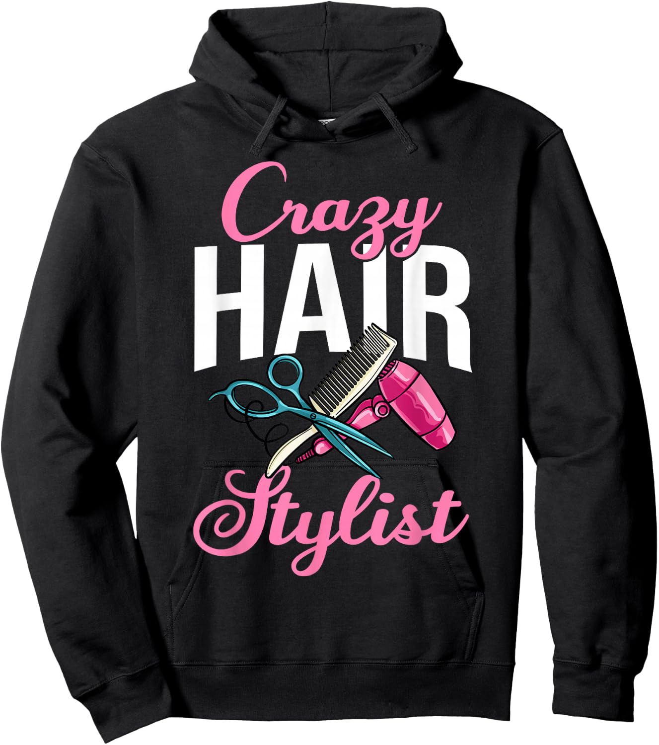 Hairstylist Hairdressing Hairdresser Hair Stylist Hoodie - Hoodie | Black