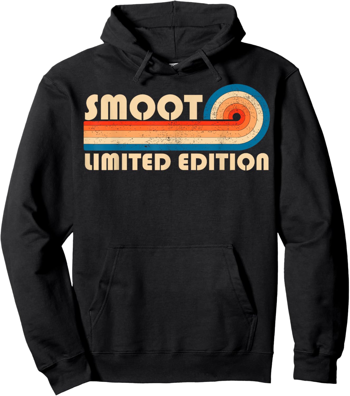 SMOOT Surname Retro Vintage 80s 90s Birthday Reunion Hoodie - Hoodie | Black