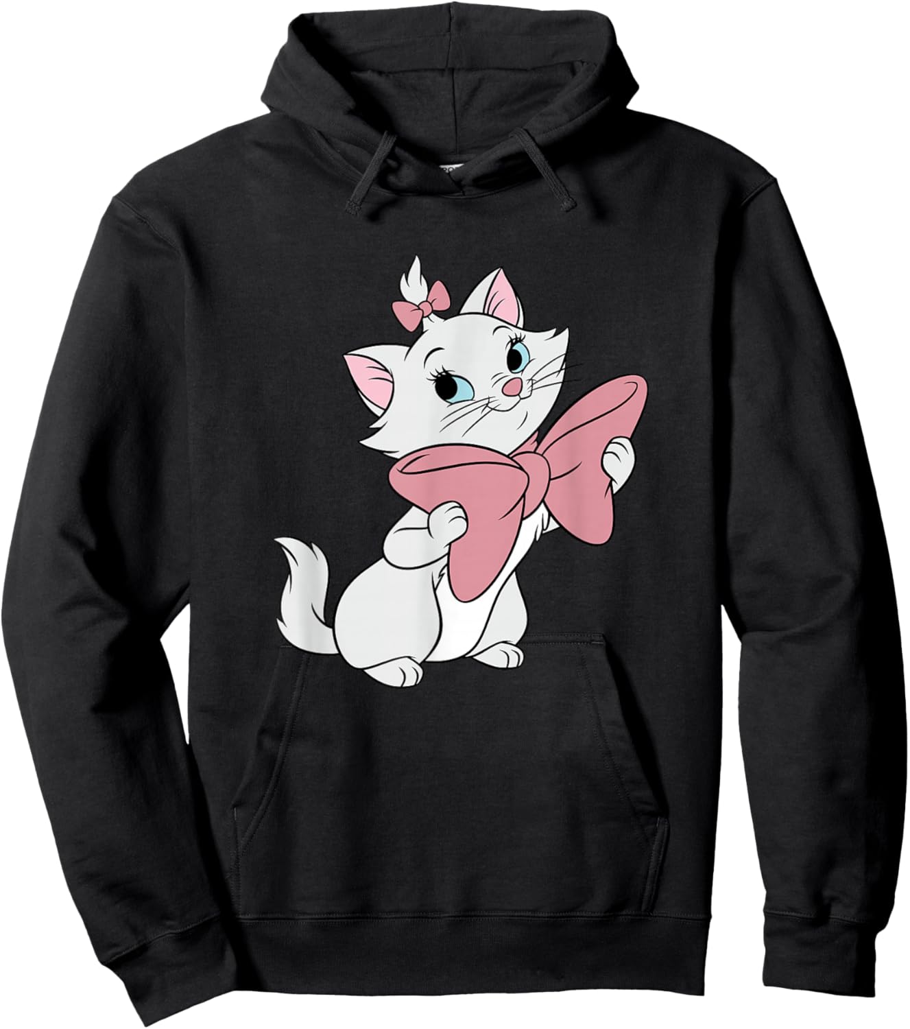 Disney The Aristocats Cute Smiling Marie Big Chest Portrait Hoodie - Hoodie | Black