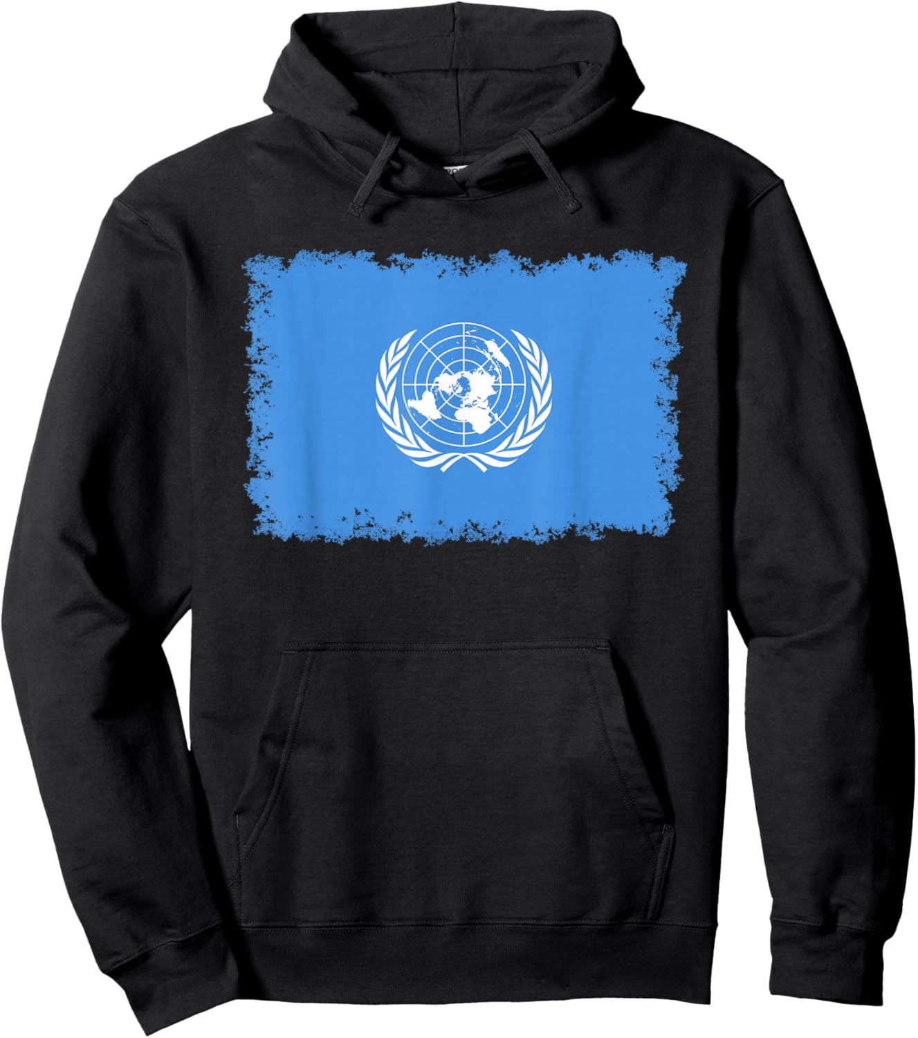 United Nations Flag Hoodie - Hoodie | Black