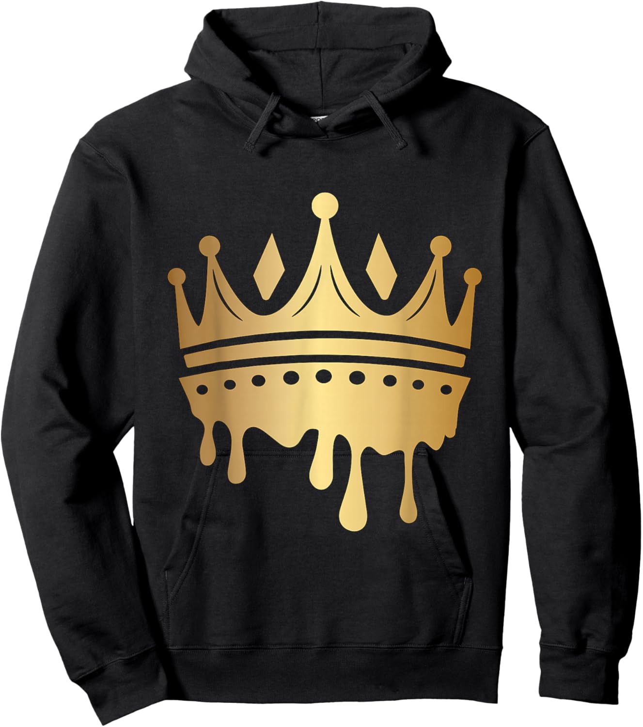 King Crown Golden Hoodie - Hoodie | Black