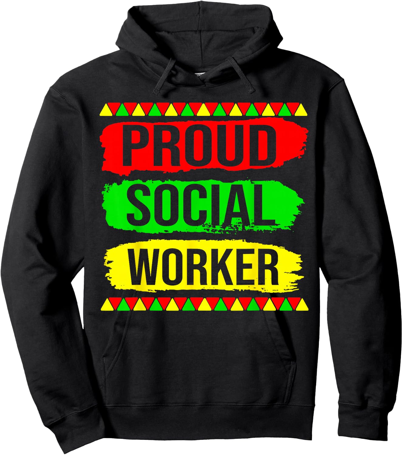 Proud Social Worker Black History Month Pride African Gifts Hoodie - Hoodie | Black