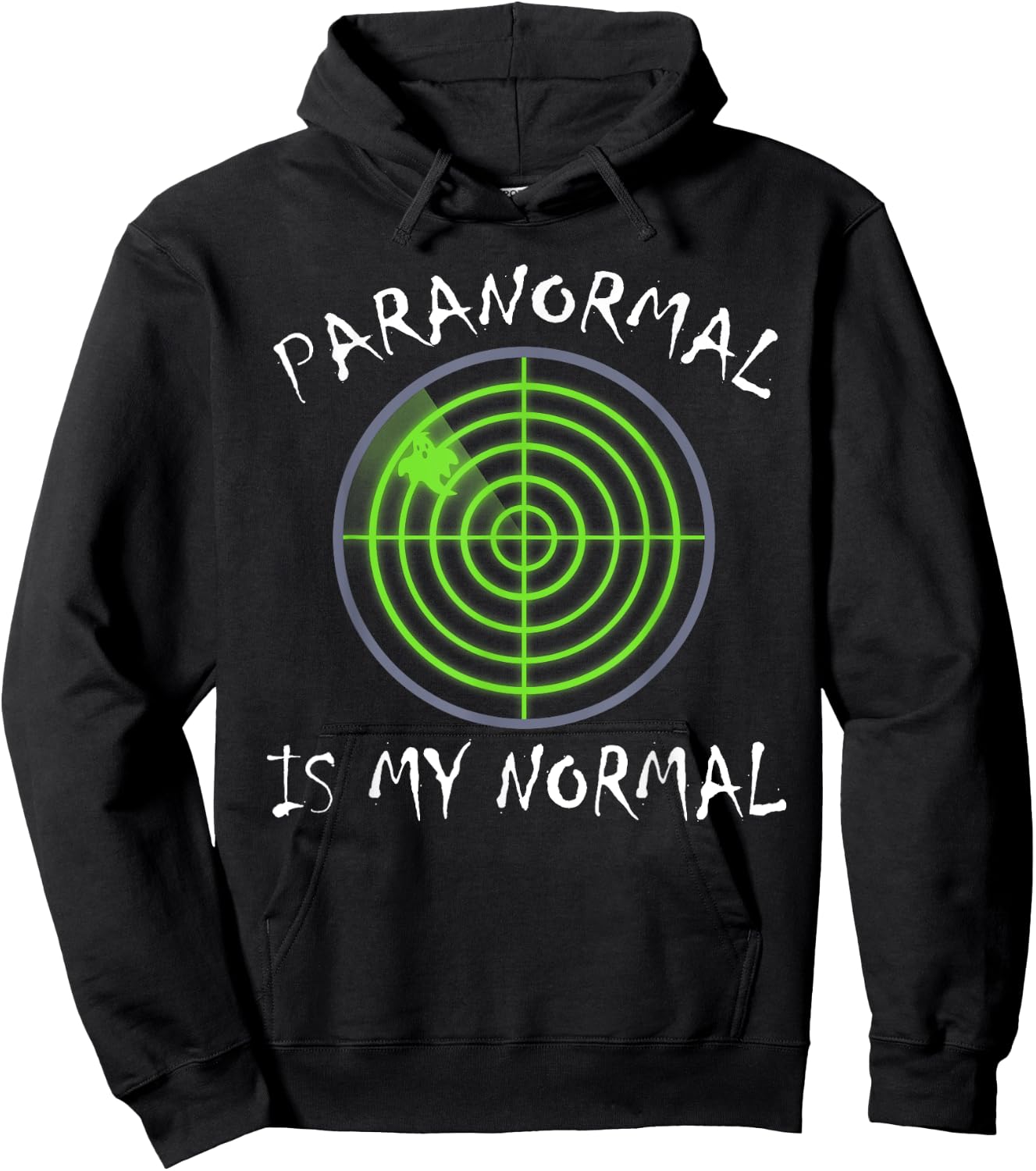 Paranormal Is My Normal Funny Halloween Hoodie - Hoodie | Black