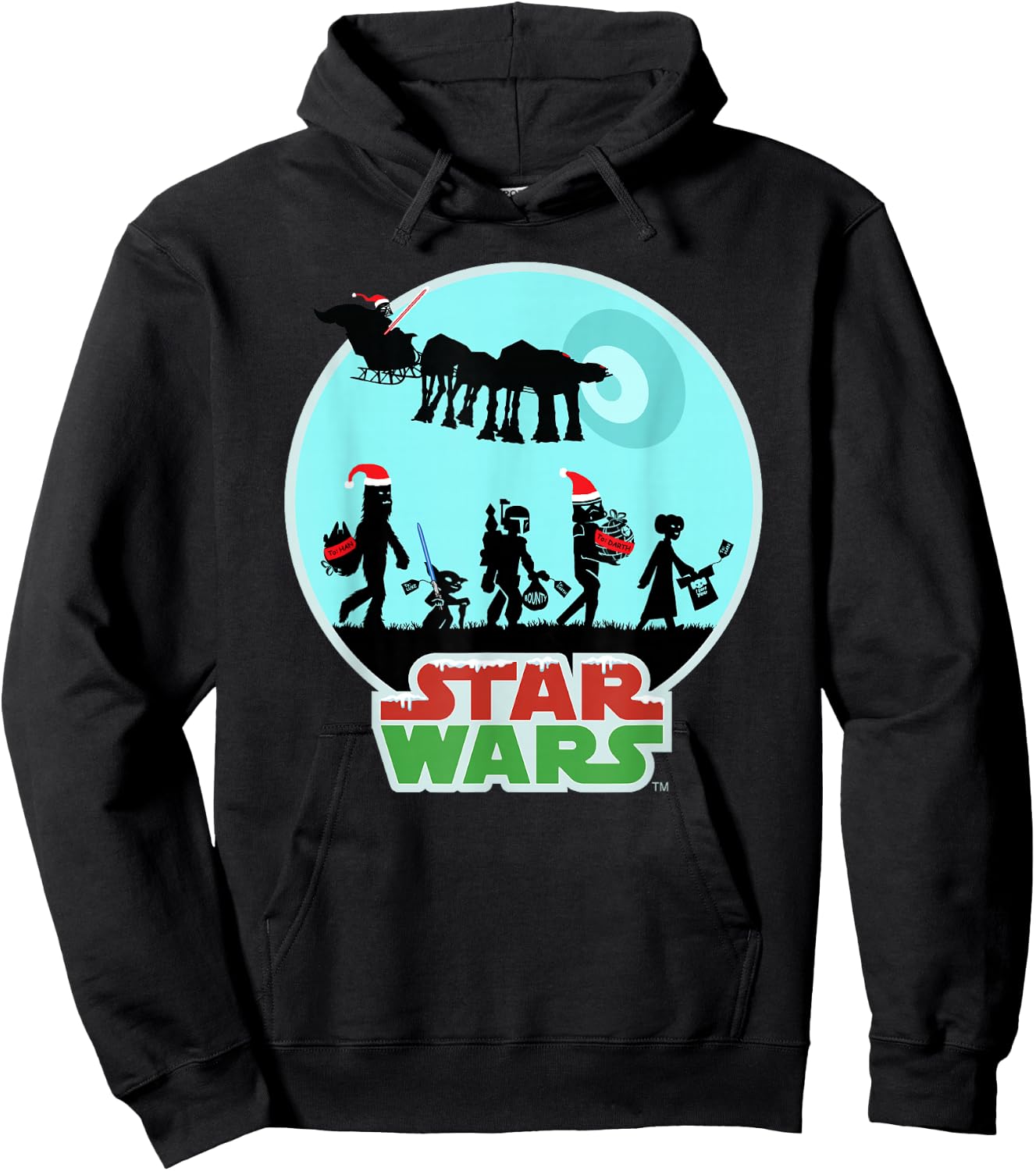 Star Wars Characters Holiday Gifts Death Star Hoodie - Hoodie | Black