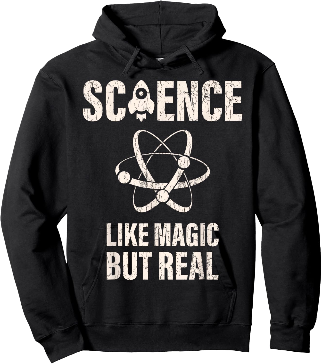 Science Like Magic But Real Scientist Gift Physics Hoodie - Hoodie | Black