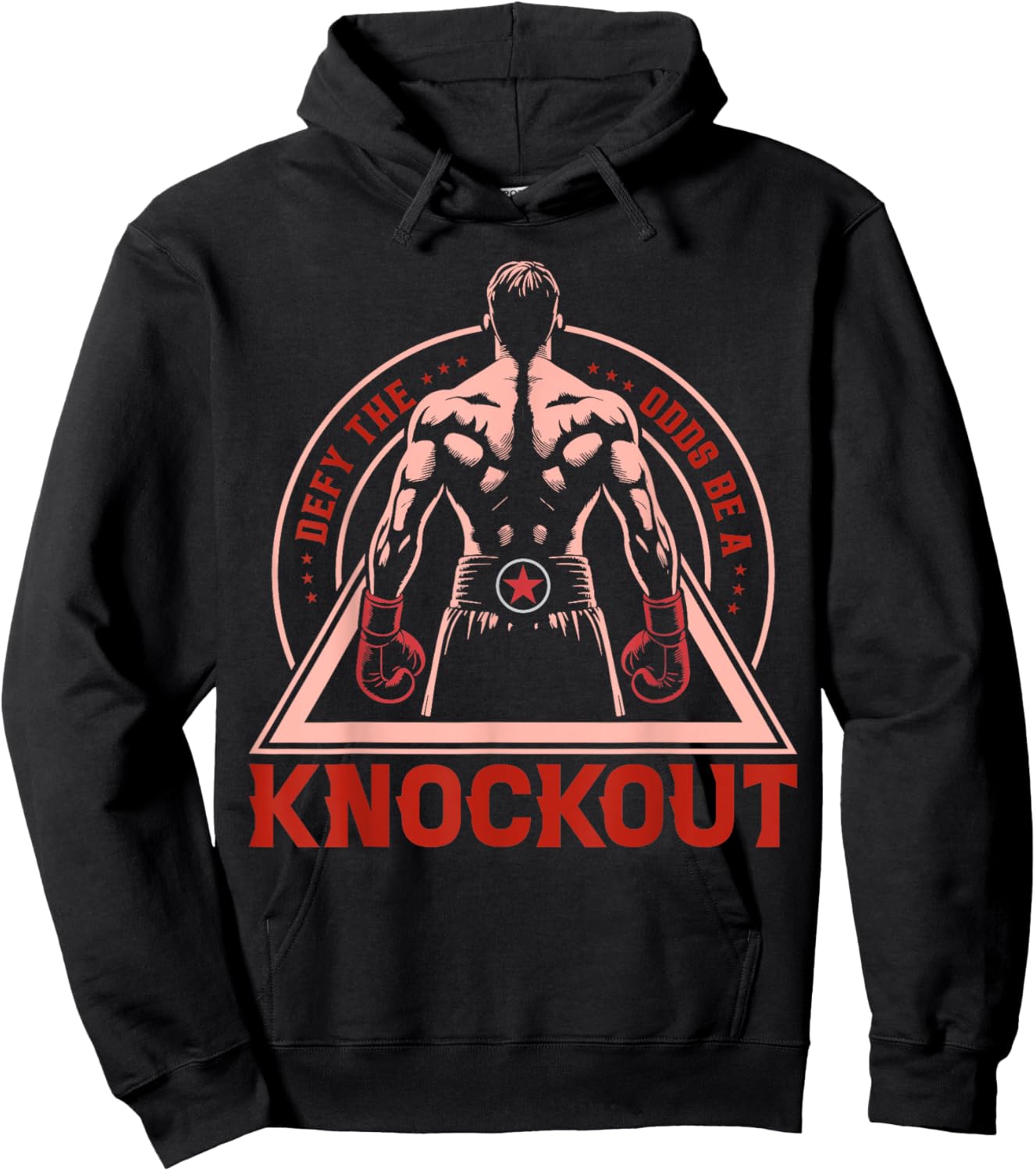 Defy The Odds Be A Knockout Hoodie - Hoodie | Black