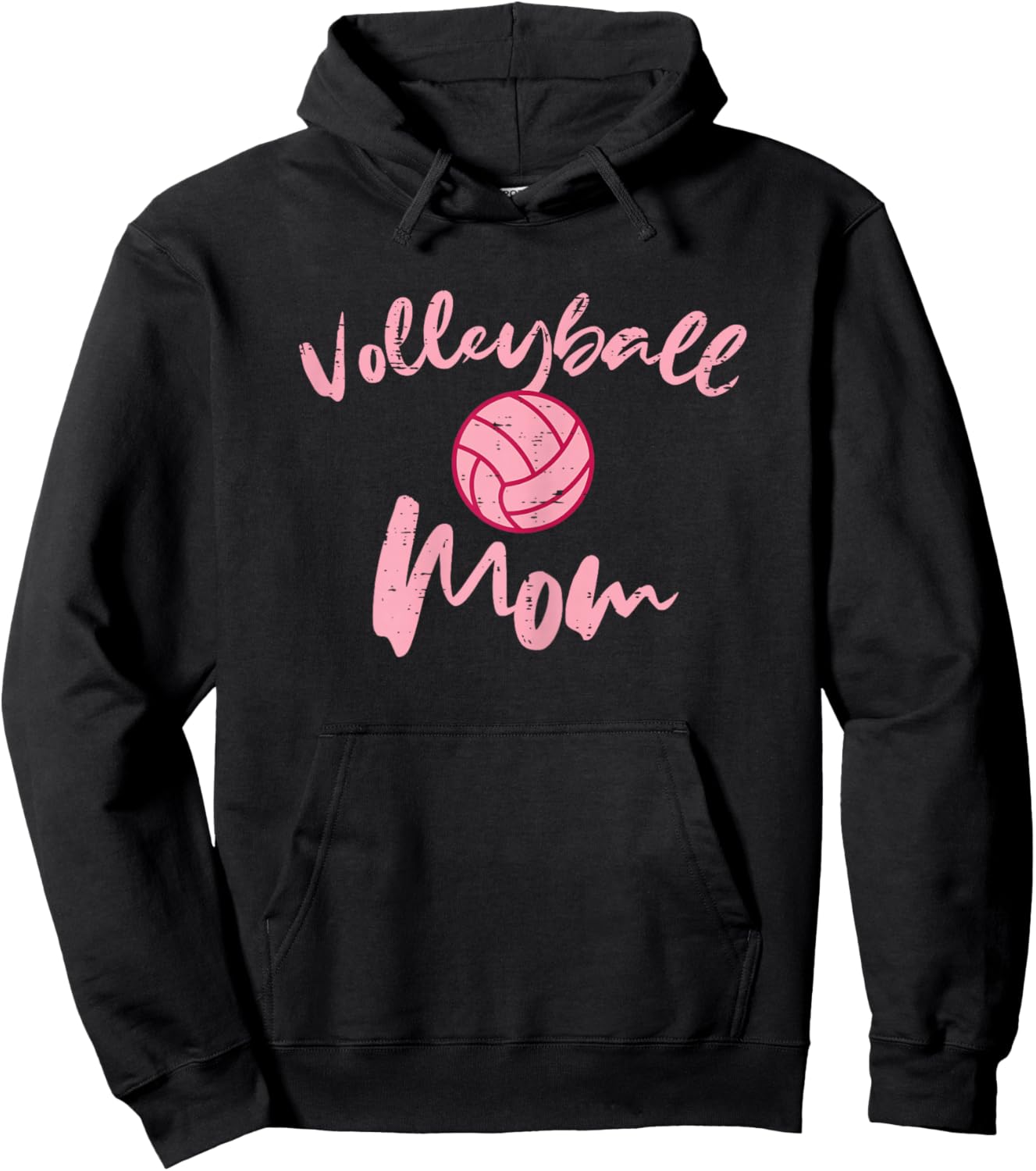 Volleyball Mom Cute Mothers Day Sports Mama Mommy Women Hoodie - Hoodie | Black