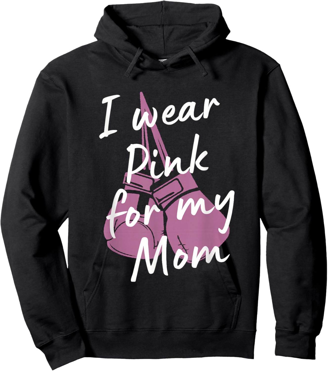 Breast Cancer Gift Breast Cancer Awarness Hoodie - Hoodie | Black