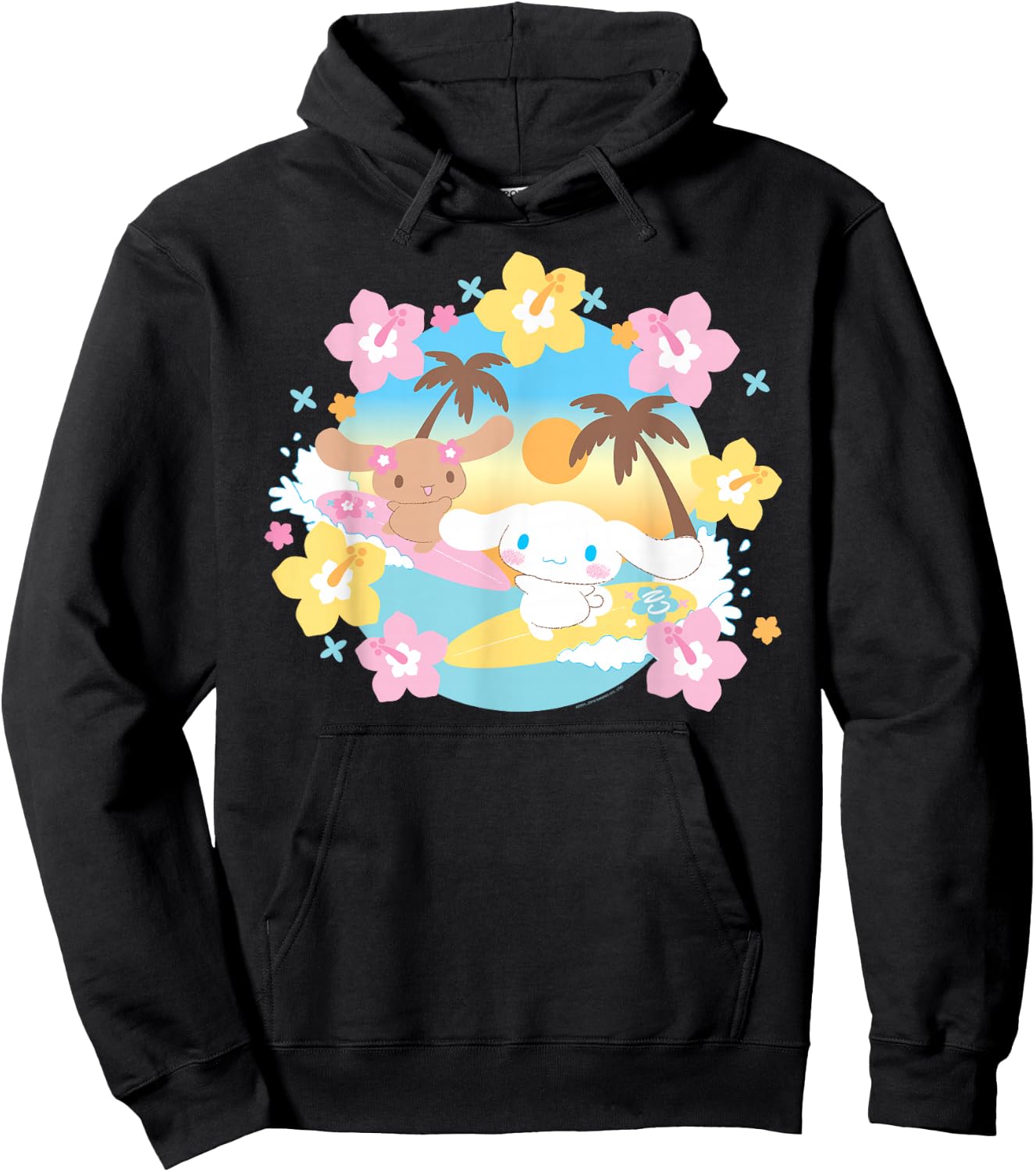 Cinnanoroll Surfing Hoodie - Hoodie | Black