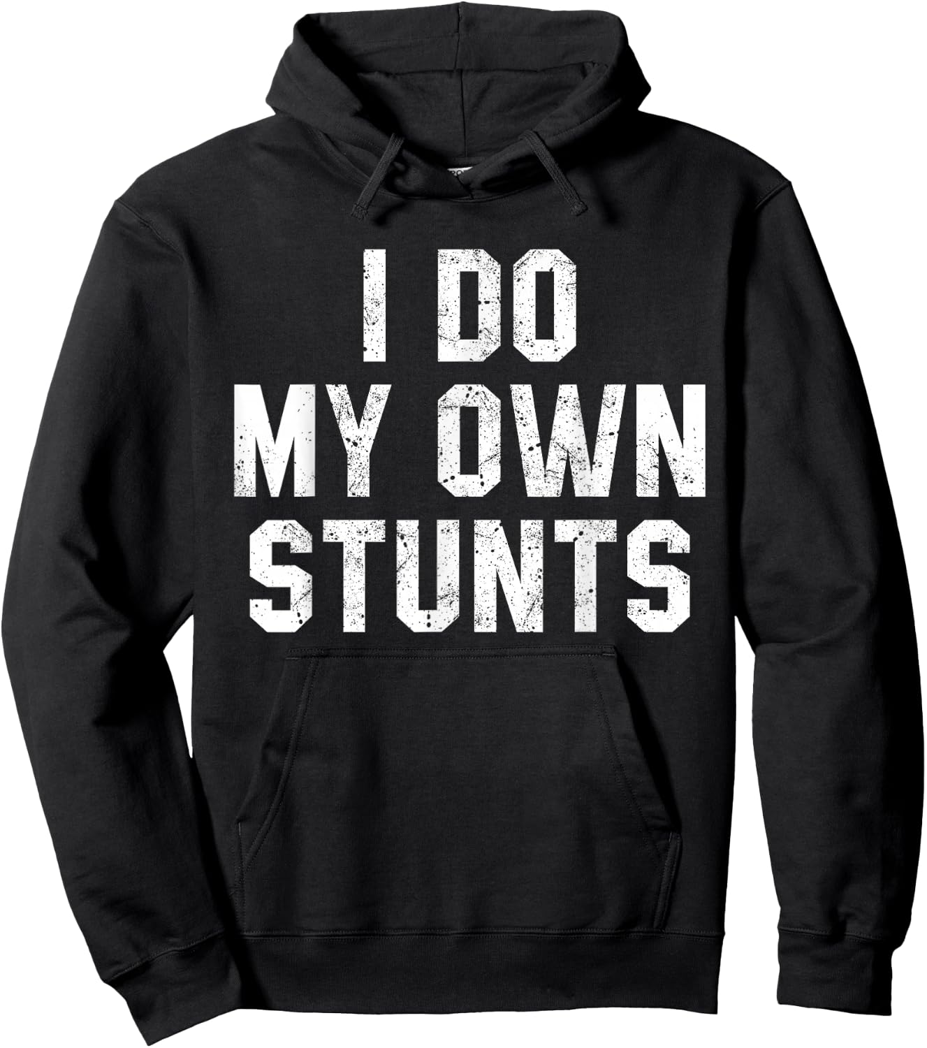 I Do My Own Stunts Shirt Funny Broken Bone Leg Injury Hoodie - Hoodie | Black