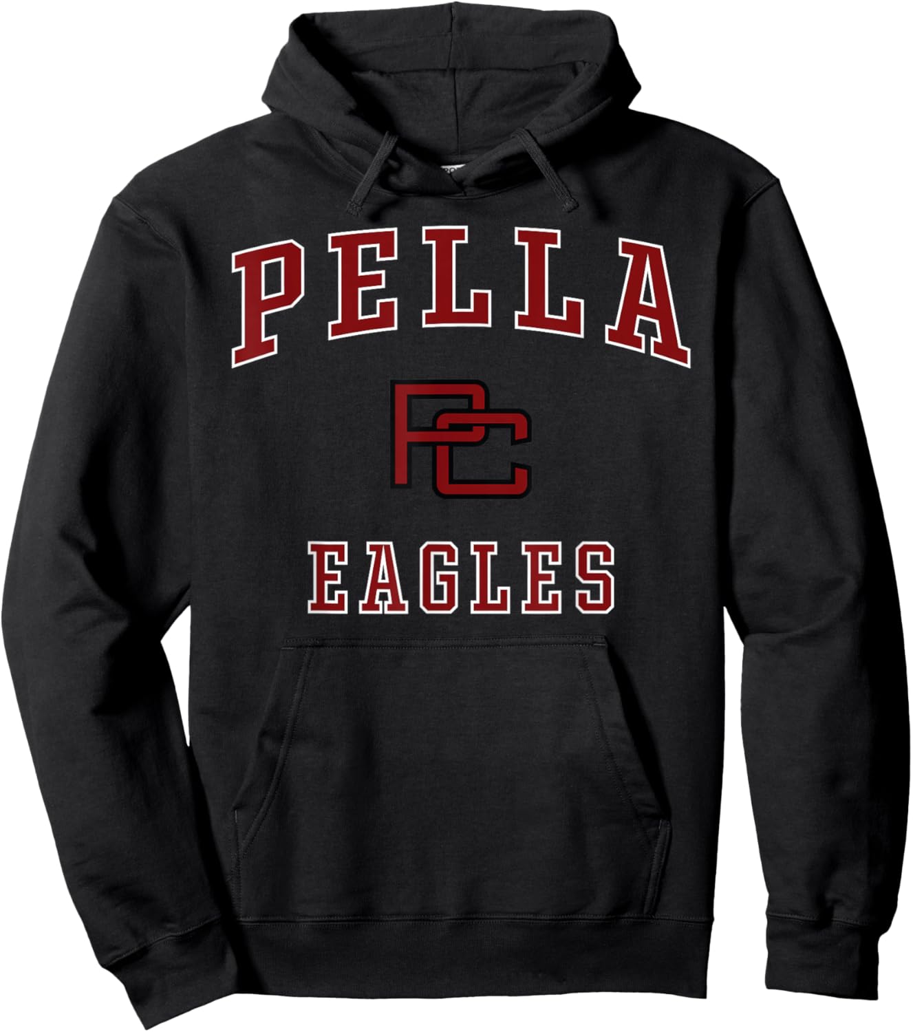 Pella Christian High School Eagles Hoodie - Hoodie | Black