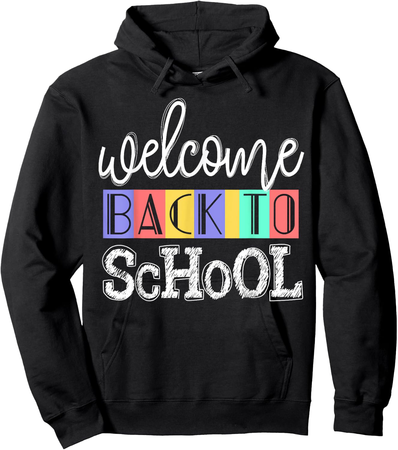 Welcome Back To School First Day of School Teachers Gifts Hoodie - Hoodie | Black