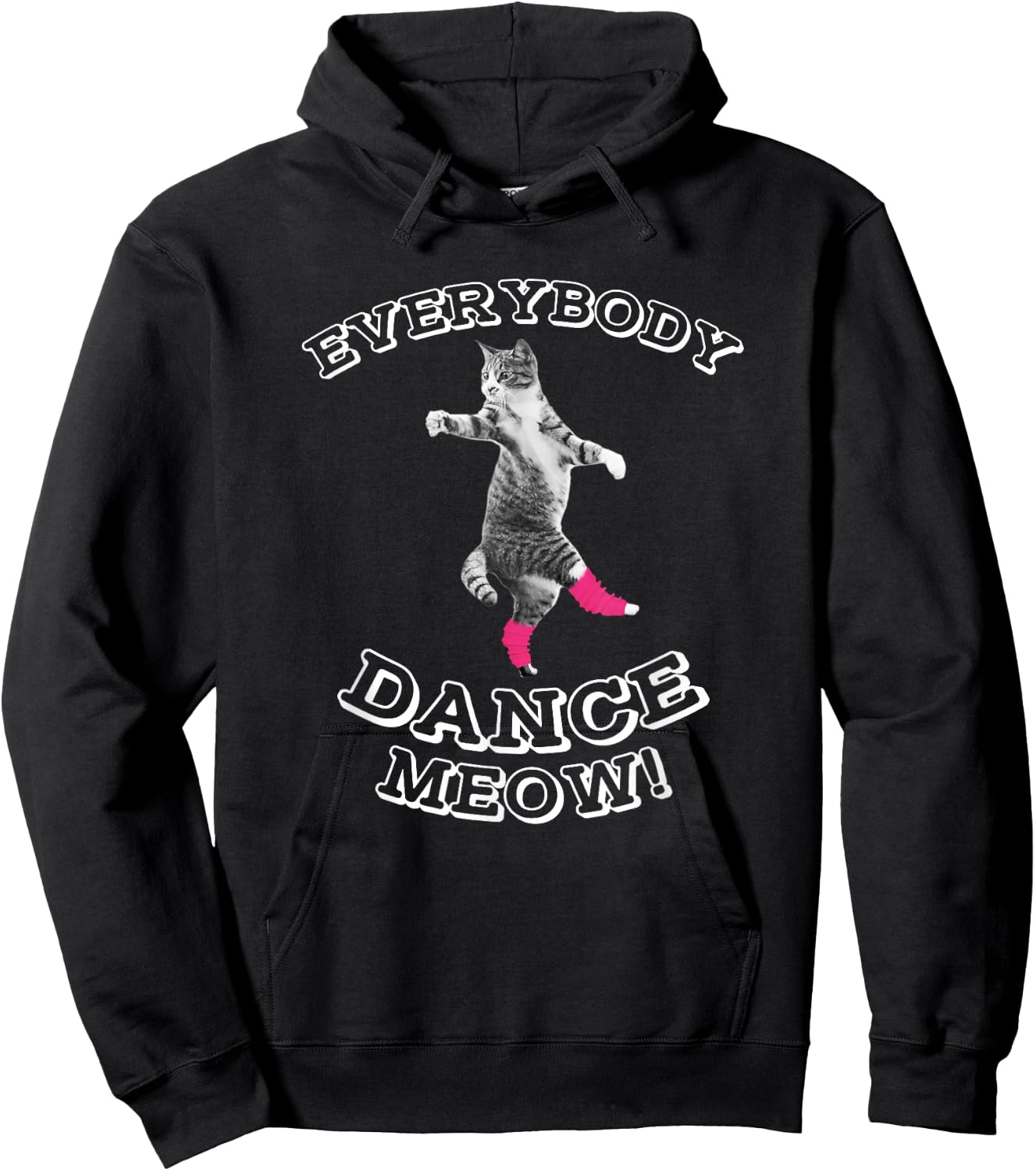 Everybody Dance Meow - Cat Lover Gifts - Cat Dance Mom Women Girls Kids Hoodie - Hoodie | Black