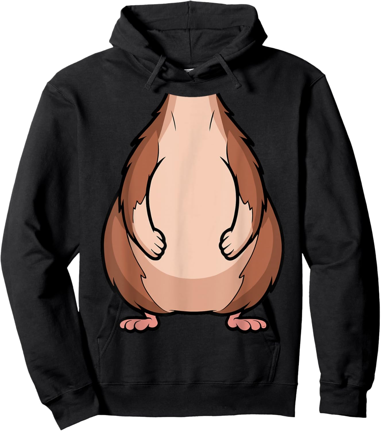 Hamster Halloween Outfit Funny Simple Kids Costume Hoodie - Hoodie | Black