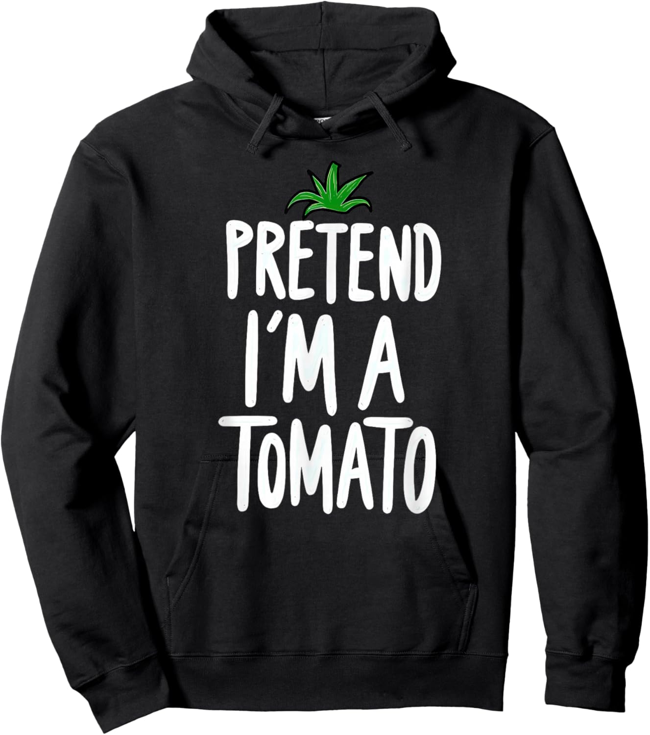 Pretend I'm A Tomato Halloween Hoodie - Hoodie | Black