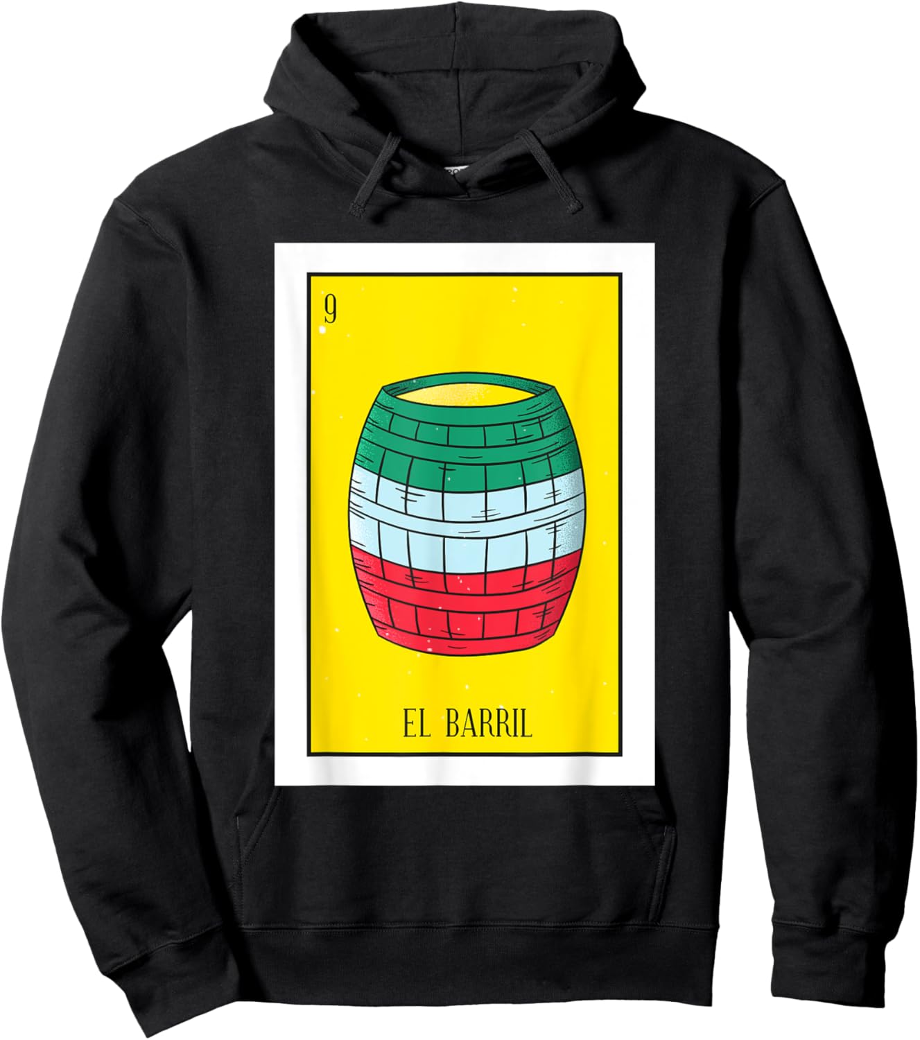 El Barril Lottery Il Barrell Mexican card Lottery Hoodie - Hoodie | Black
