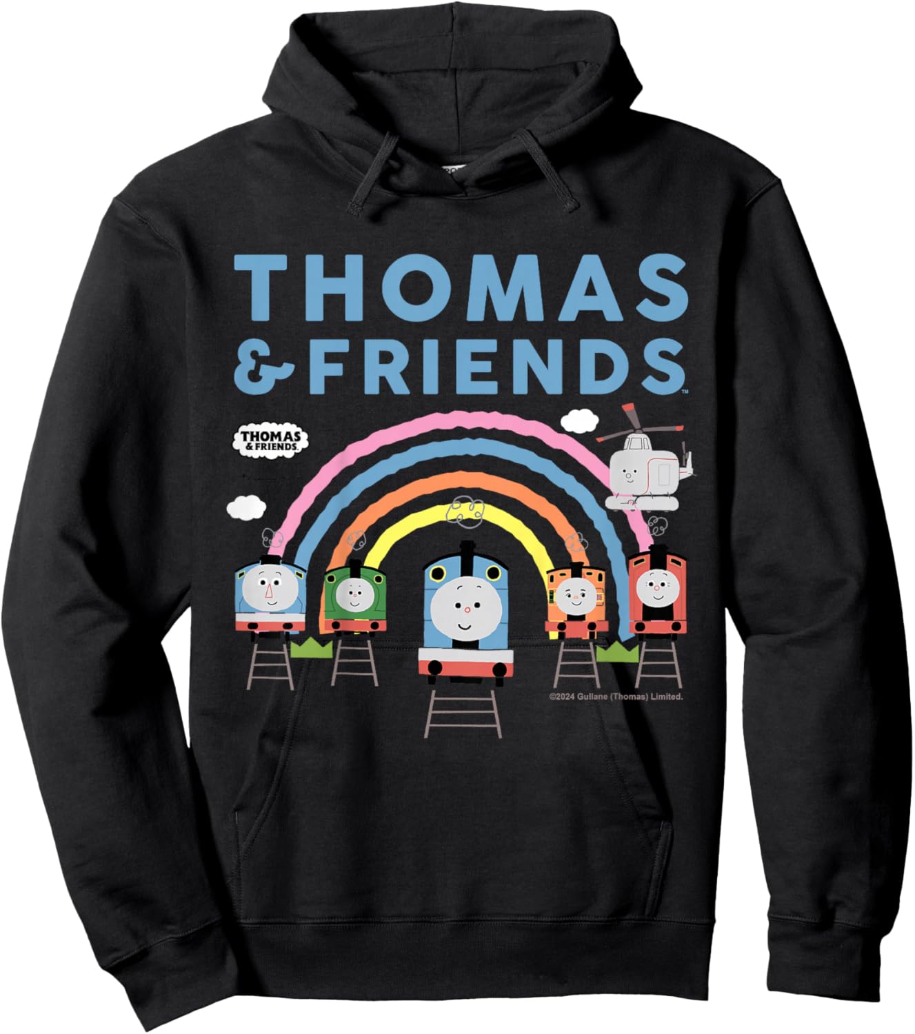 Kids Thomas and Friends Rainbow Hoodie - Hoodie | Black