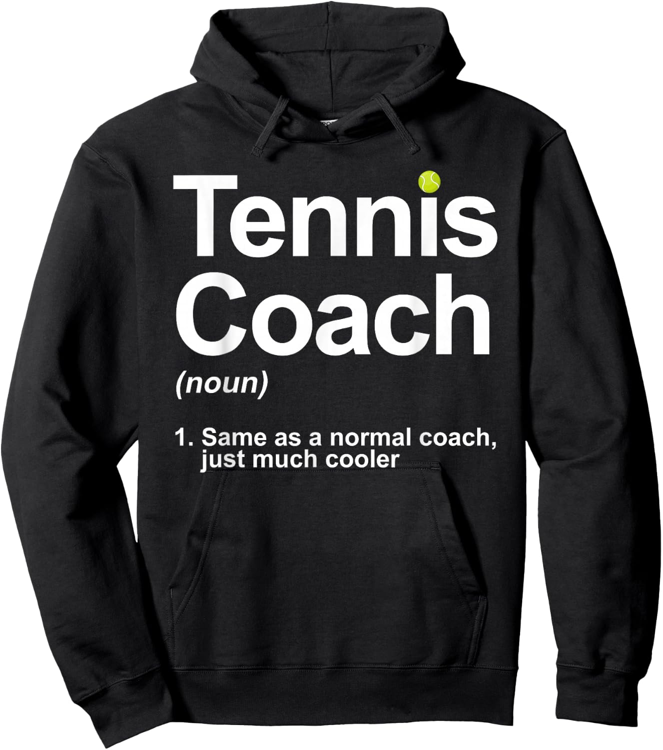 Tennis Coach Design Women Tennis Lover Tennis Coach Hoodie - Hoodie | Black