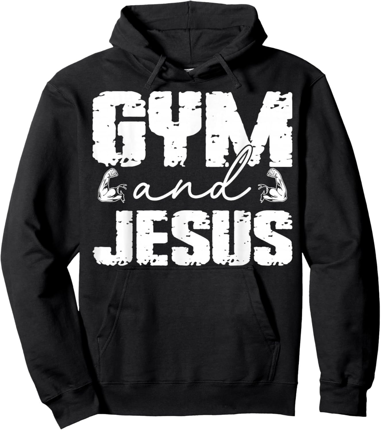 Christian Lovers Gym and Jesus Faith Fitness Gym and Jesus Hoodie - Hoodie | Black