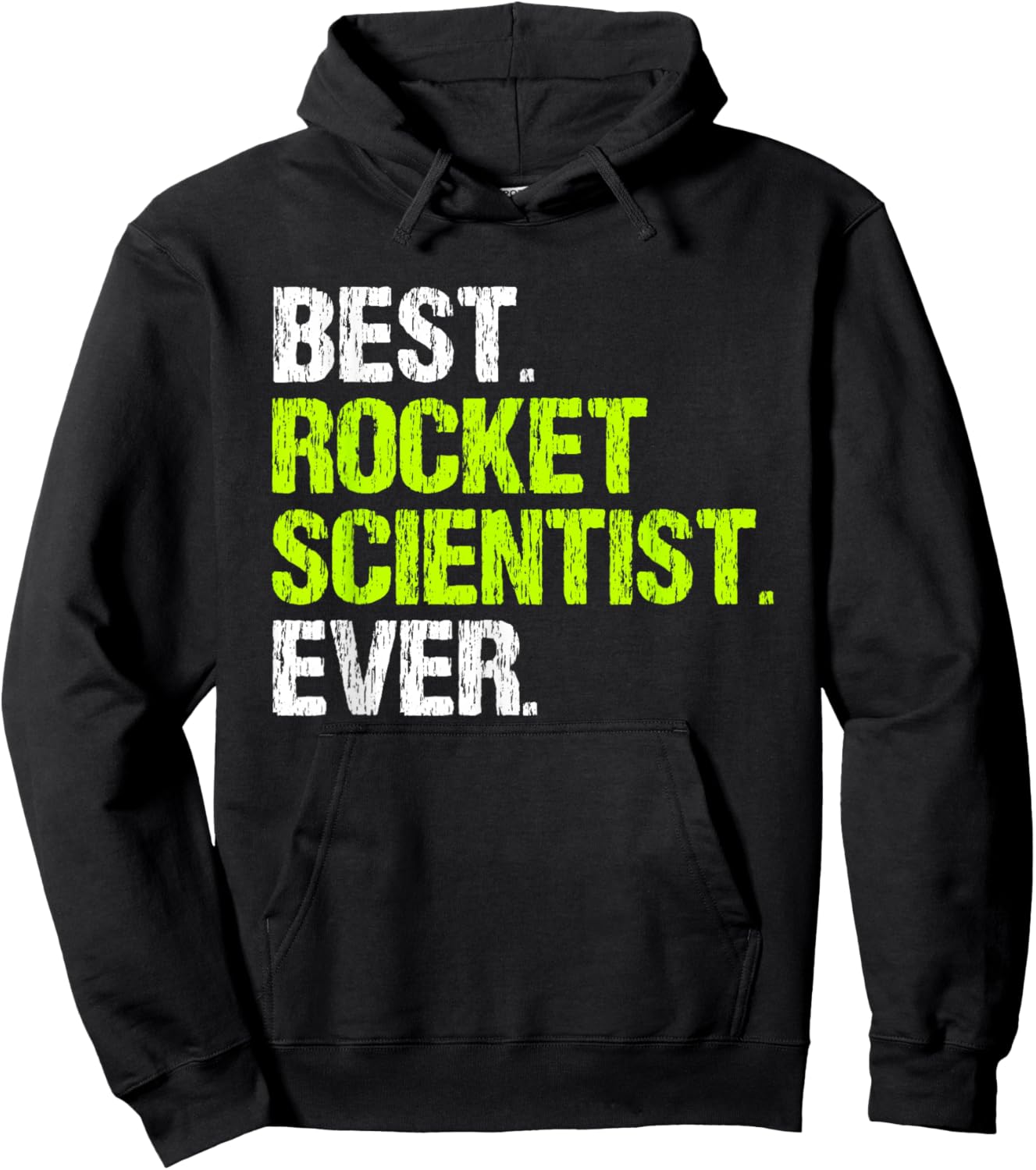 Best Rocket Scientist Ever Funny Aerospace Engineer Science Hoodie - Hoodie | Black