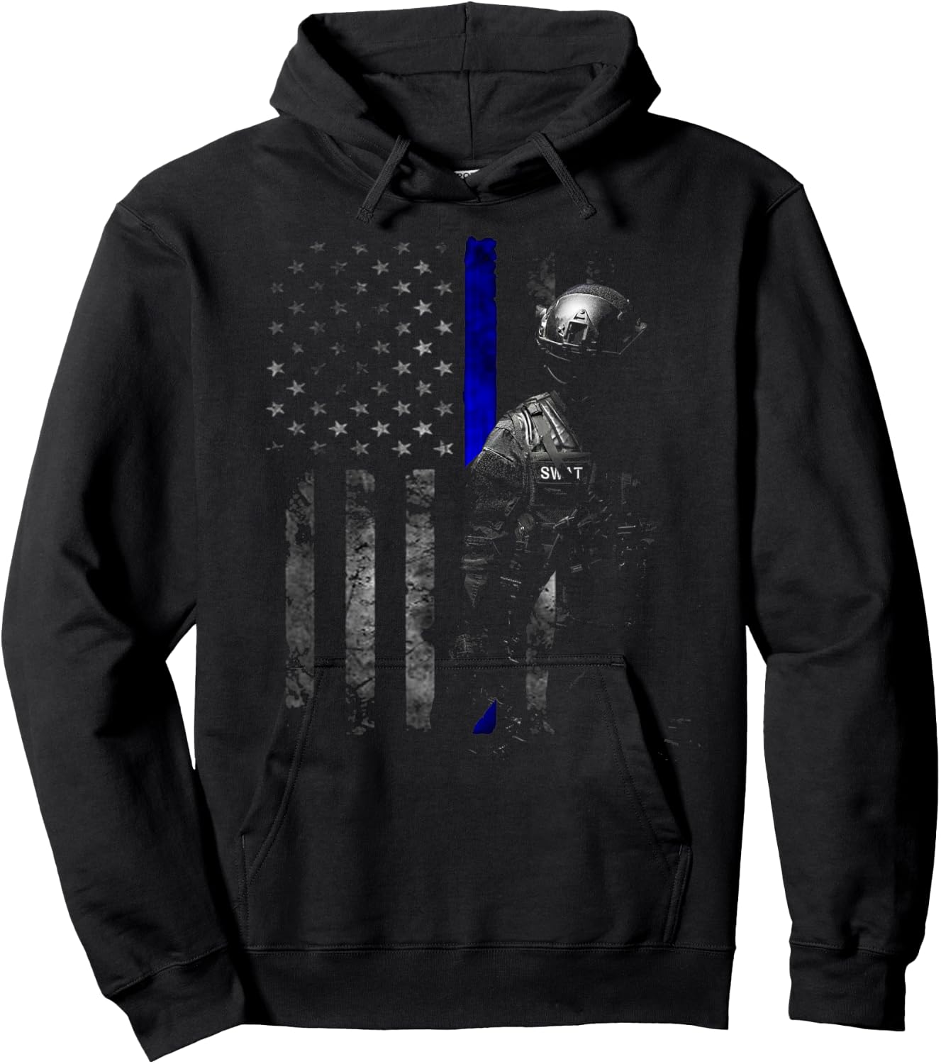 SWAT Special Weapons And Tactics Team Shirt, Police Officer Hoodie - Hoodie | Black