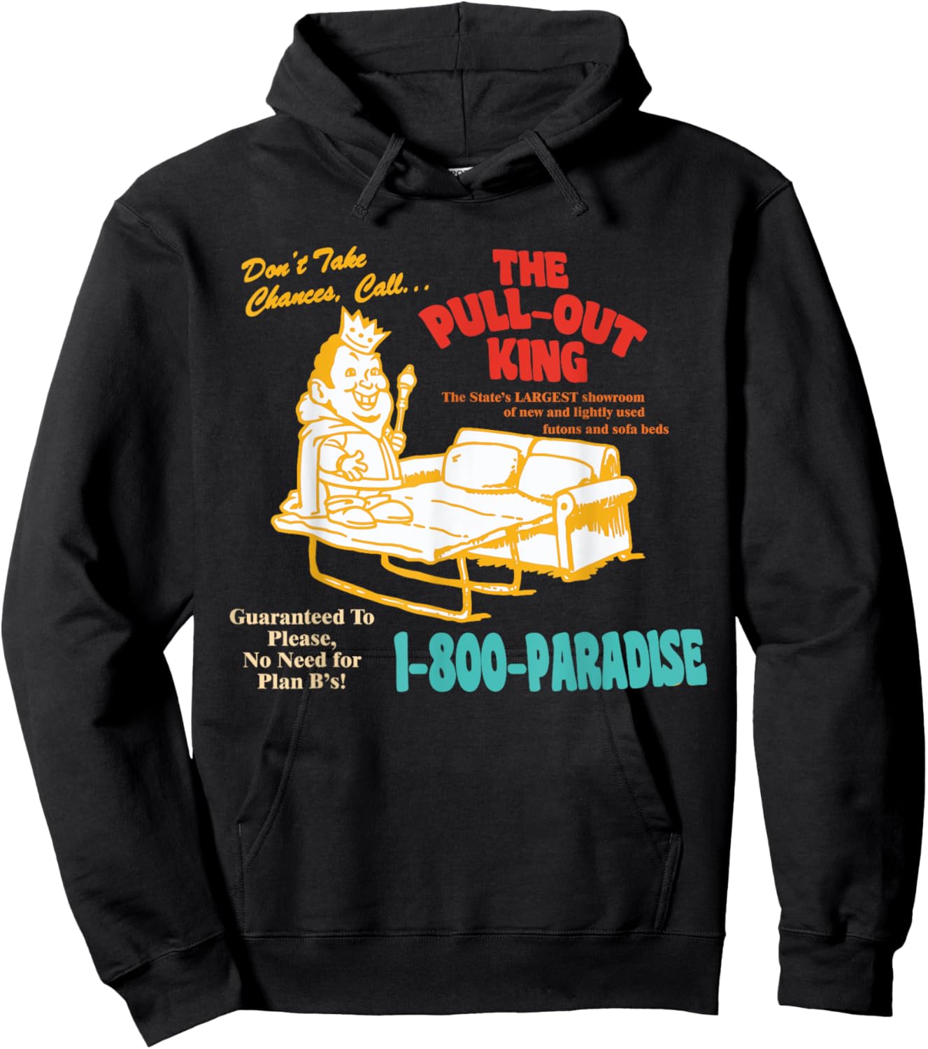 Don’t Take Chance, Call…The Pull-out King Apparel Hoodie - Hoodie | Black