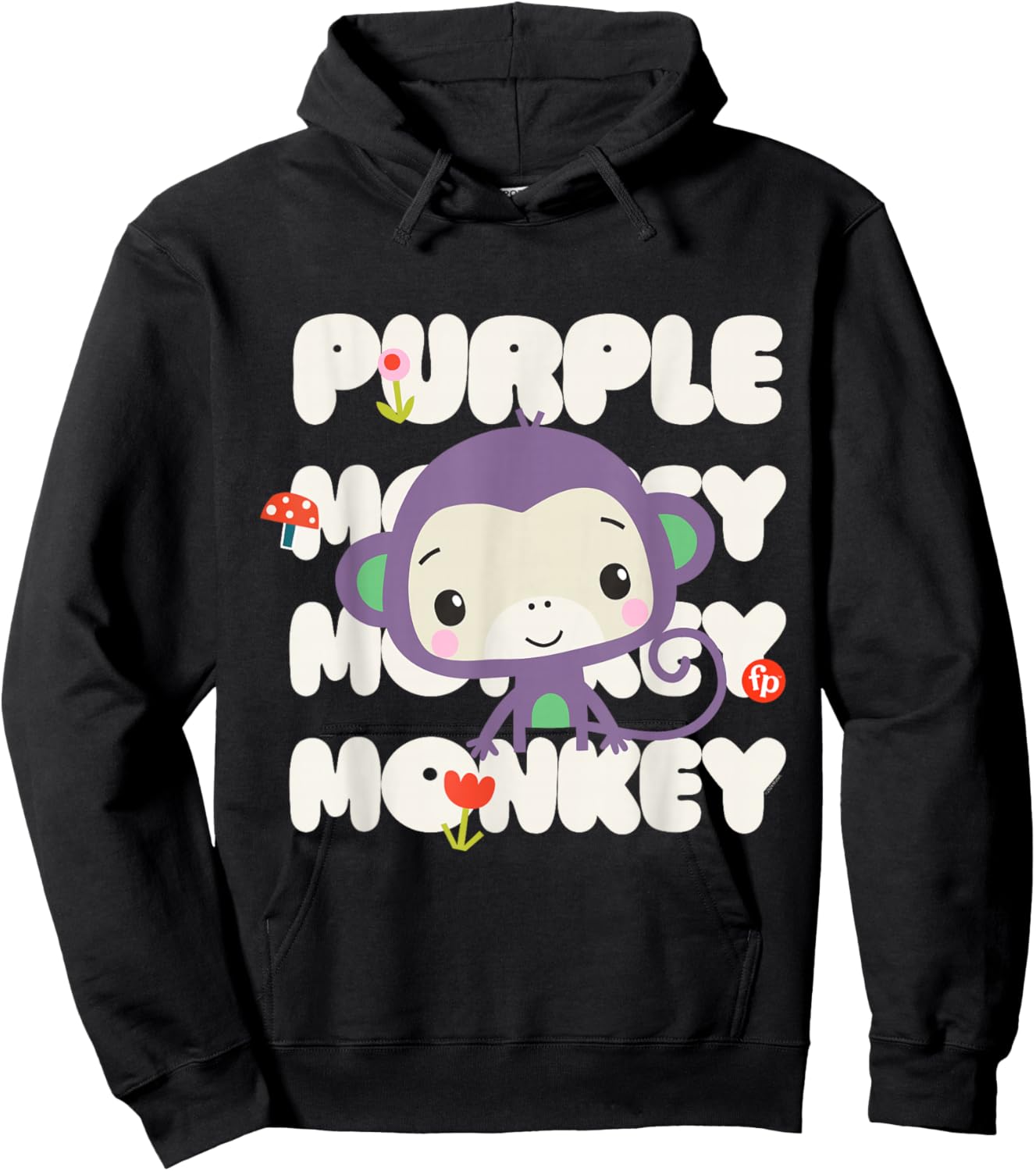 Fisher-Price Purple Monkey Hoodie - Hoodie | Black