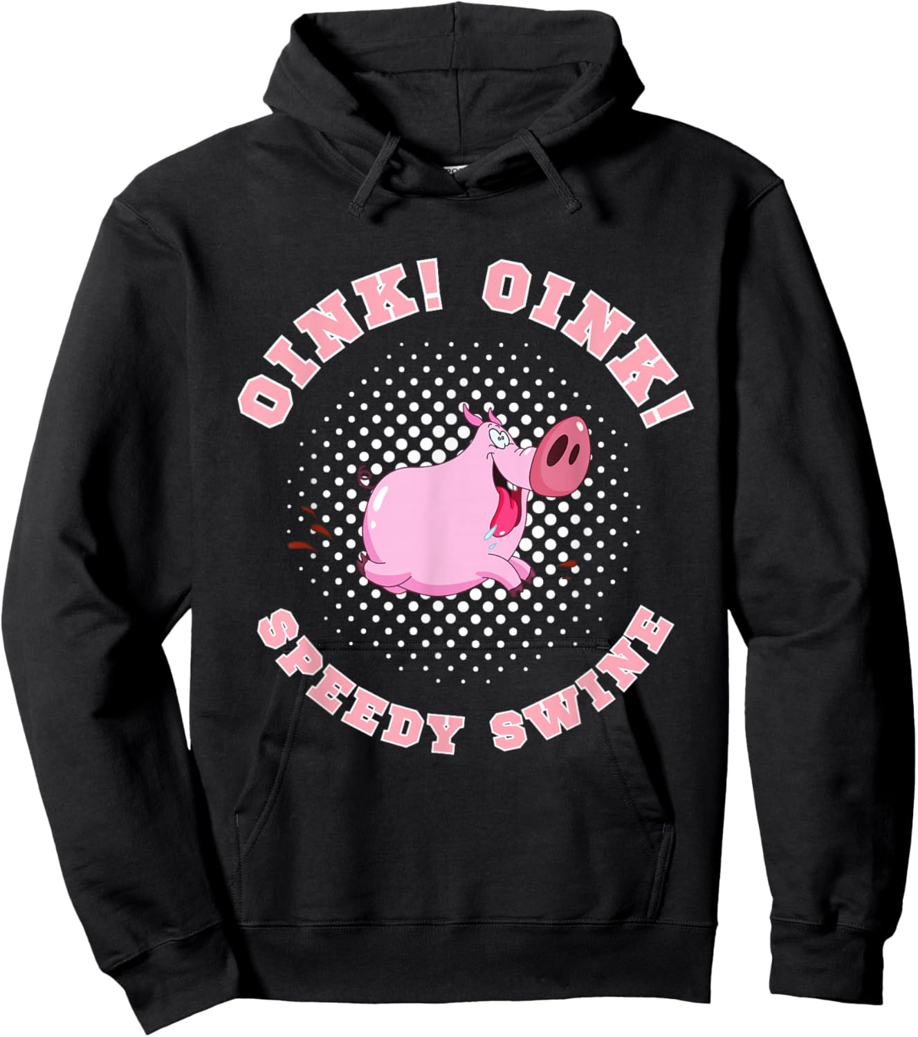 PIG Race Team Pig Running Team funny Pic Racing Hoodie - Hoodie | Black