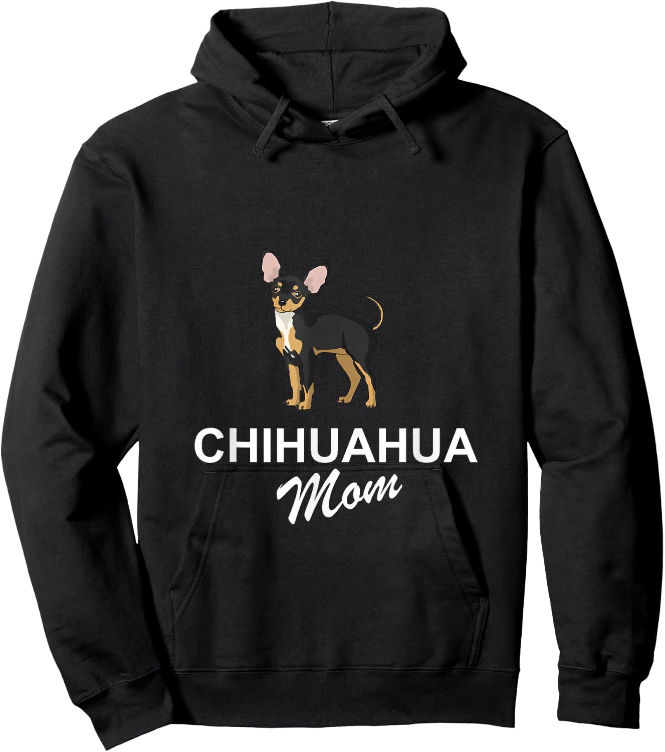 Chihuahua Mom Gift Chiwawa Dog Dog Hoodie - Hoodie | Black