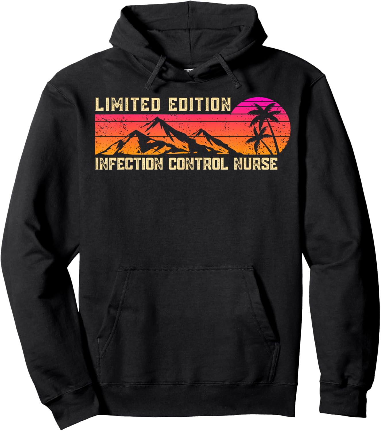 Infection Control Nurse Job Birthday Worker Professional Hoodie - Hoodie | Black