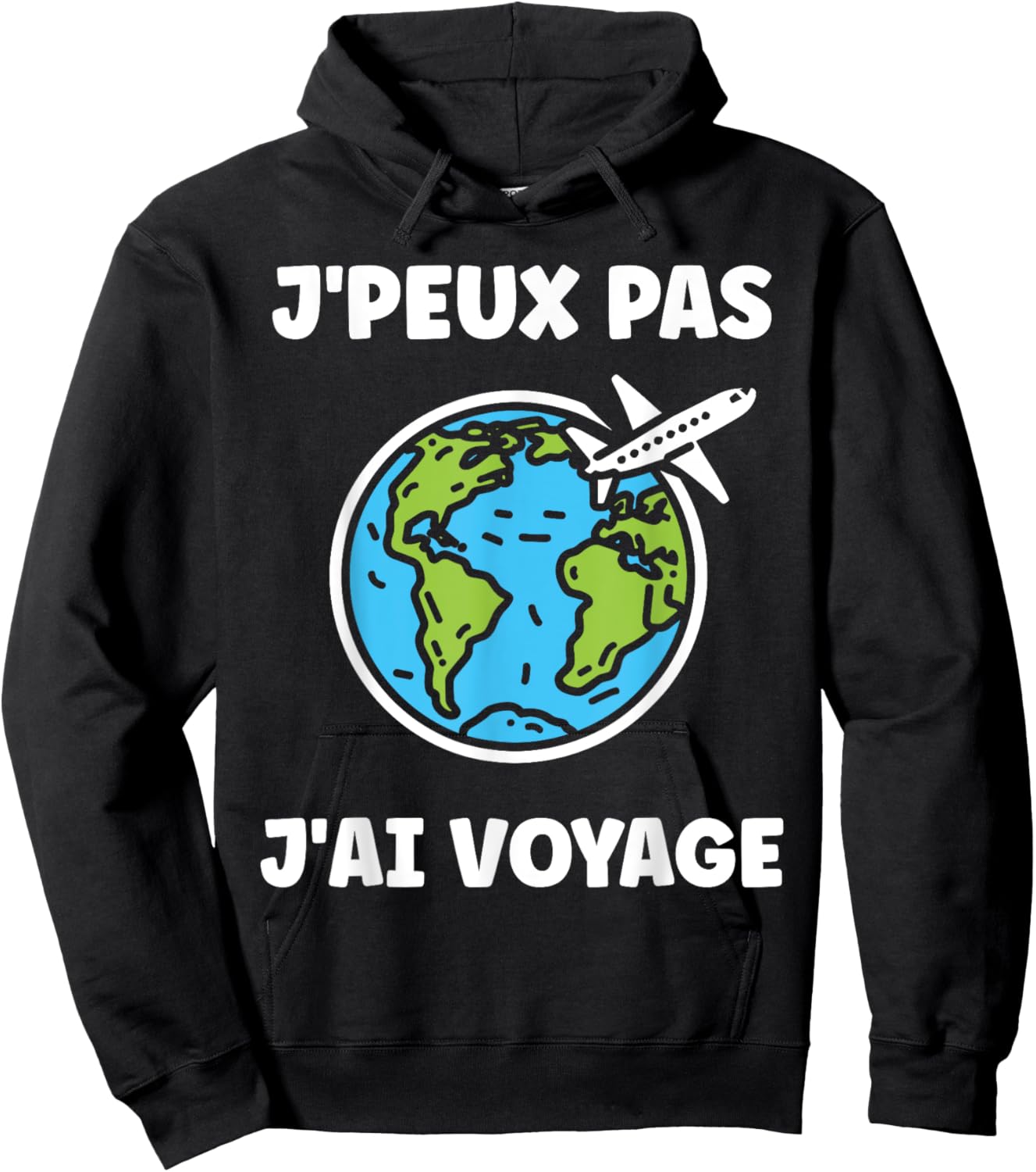 Go On Vacances voyage humour j'peux pas j'ai voyage , Black, S Hoodie - Hoodie | Black