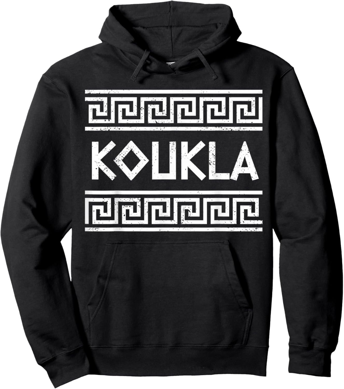 Koukla Ancient Greek Pride Greek Flag Opa Greek Party Greece Hoodie - Hoodie | Black