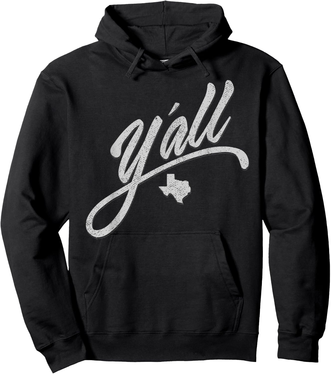 Y'all Texas State USA Slang Yall Austin Hoodie - Hoodie | Black
