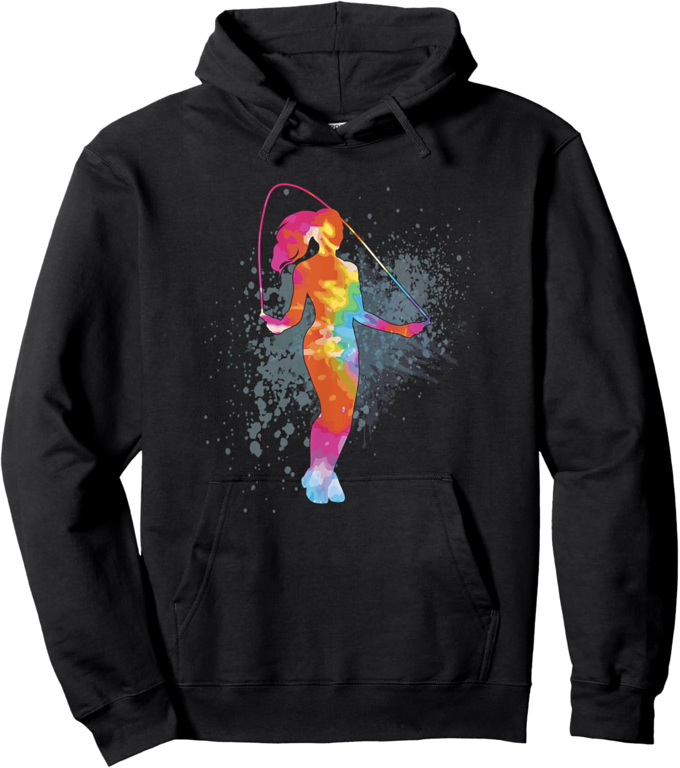 Fitness Roping - Jumping Rope Skipping Women Hoodie - Hoodie | Black