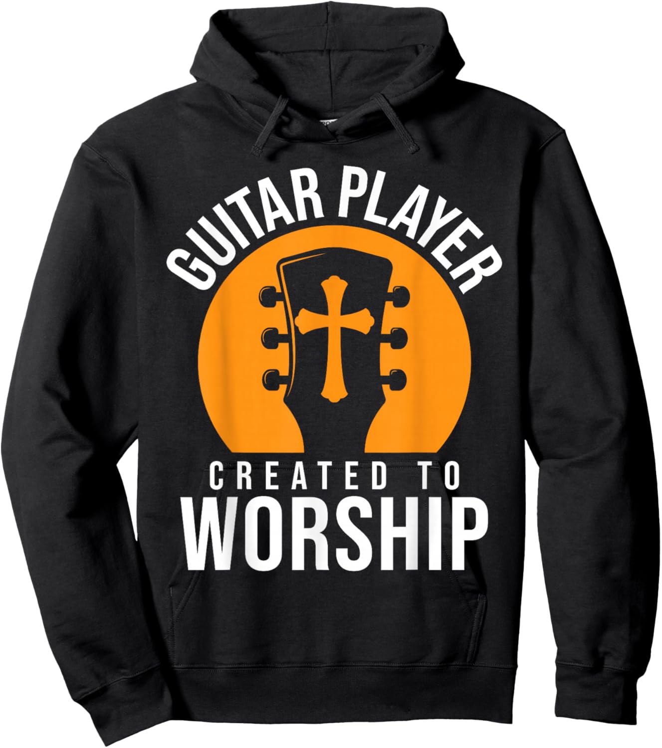 Christian Guitarist Worship Guitar Player For Jesus Guitar Hoodie - Hoodie | Black
