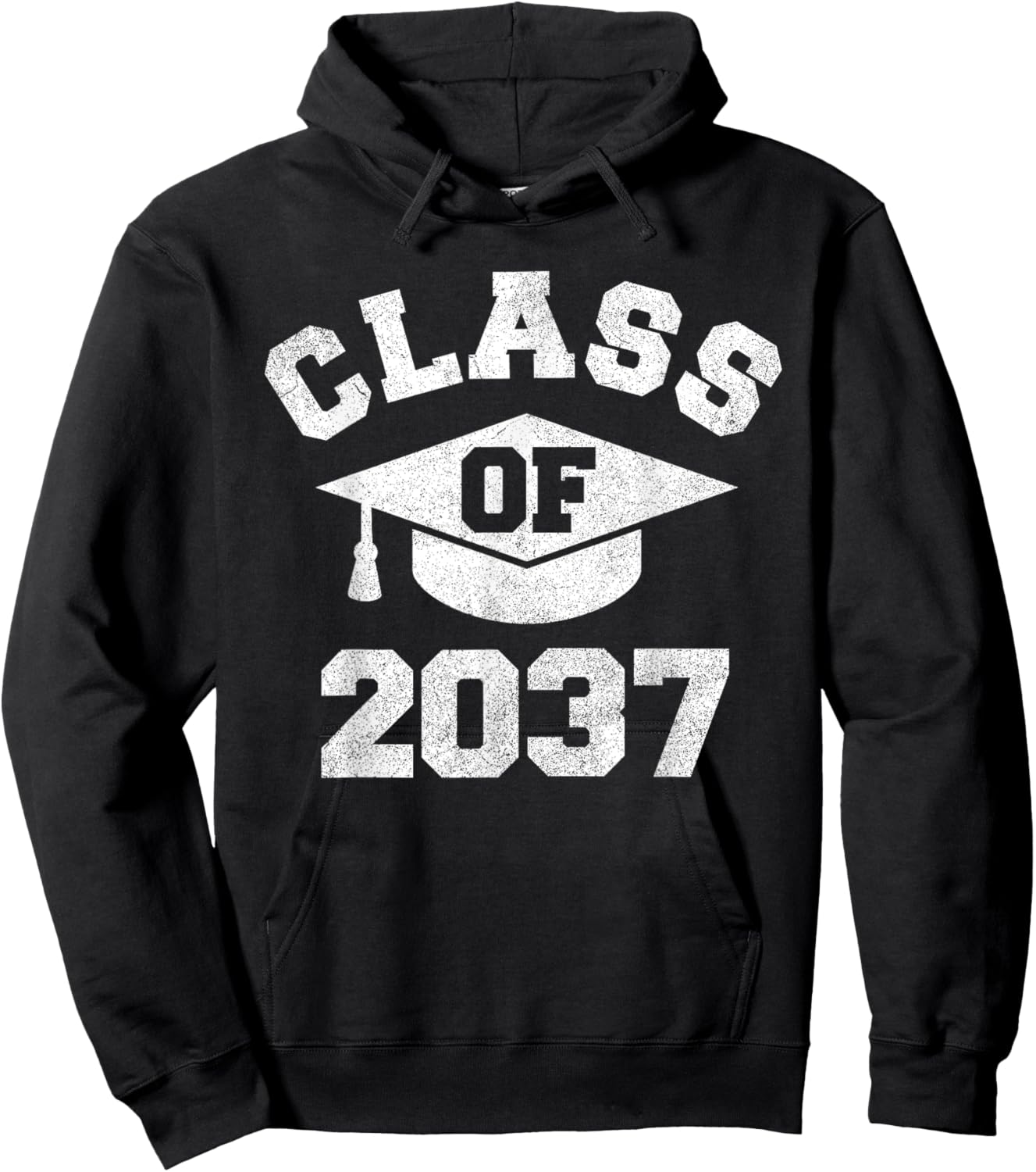 Class Of 2037 Grow With Me Shirt, Class Of 2037 Graduation Hoodie - Hoodie | Black