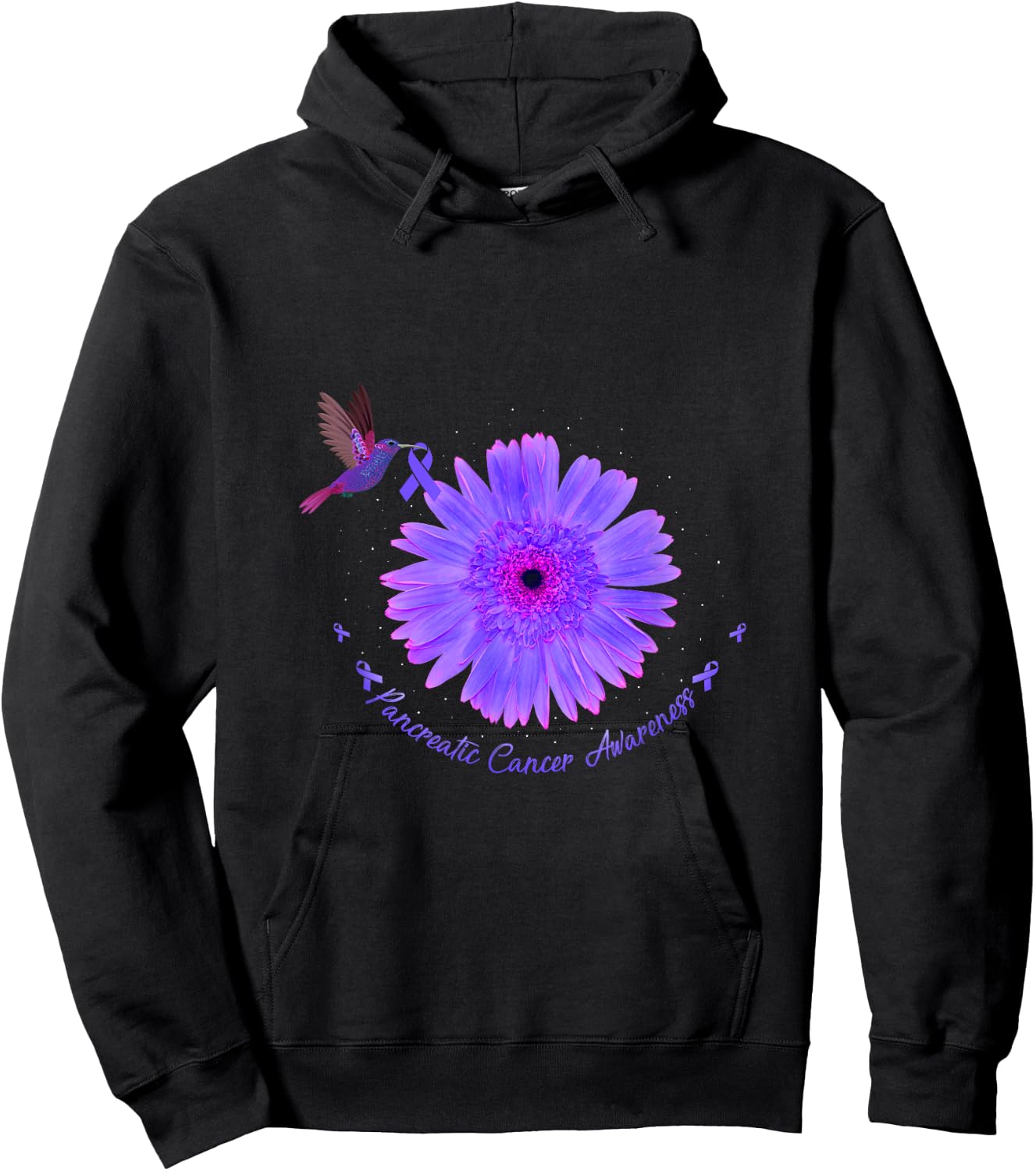 Pancreatic Cancer Awareness Hoodie - Hoodie | Black