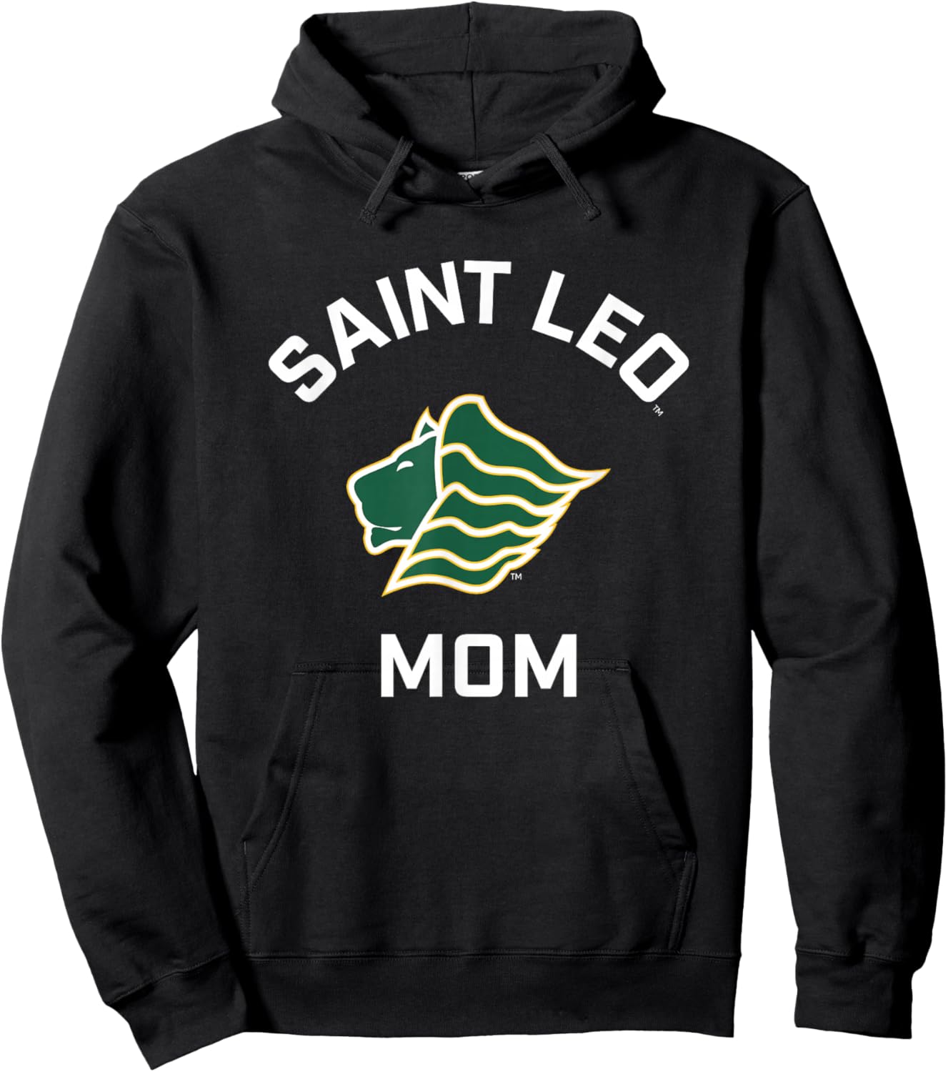 Saint Leo University Lions Arched Mom Hoodie - Hoodie | Black