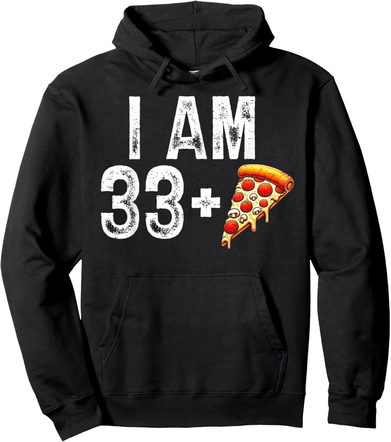 34 Year Old Pizza Birthday Party 34th Bday Women Hoodie - Hoodie | Black