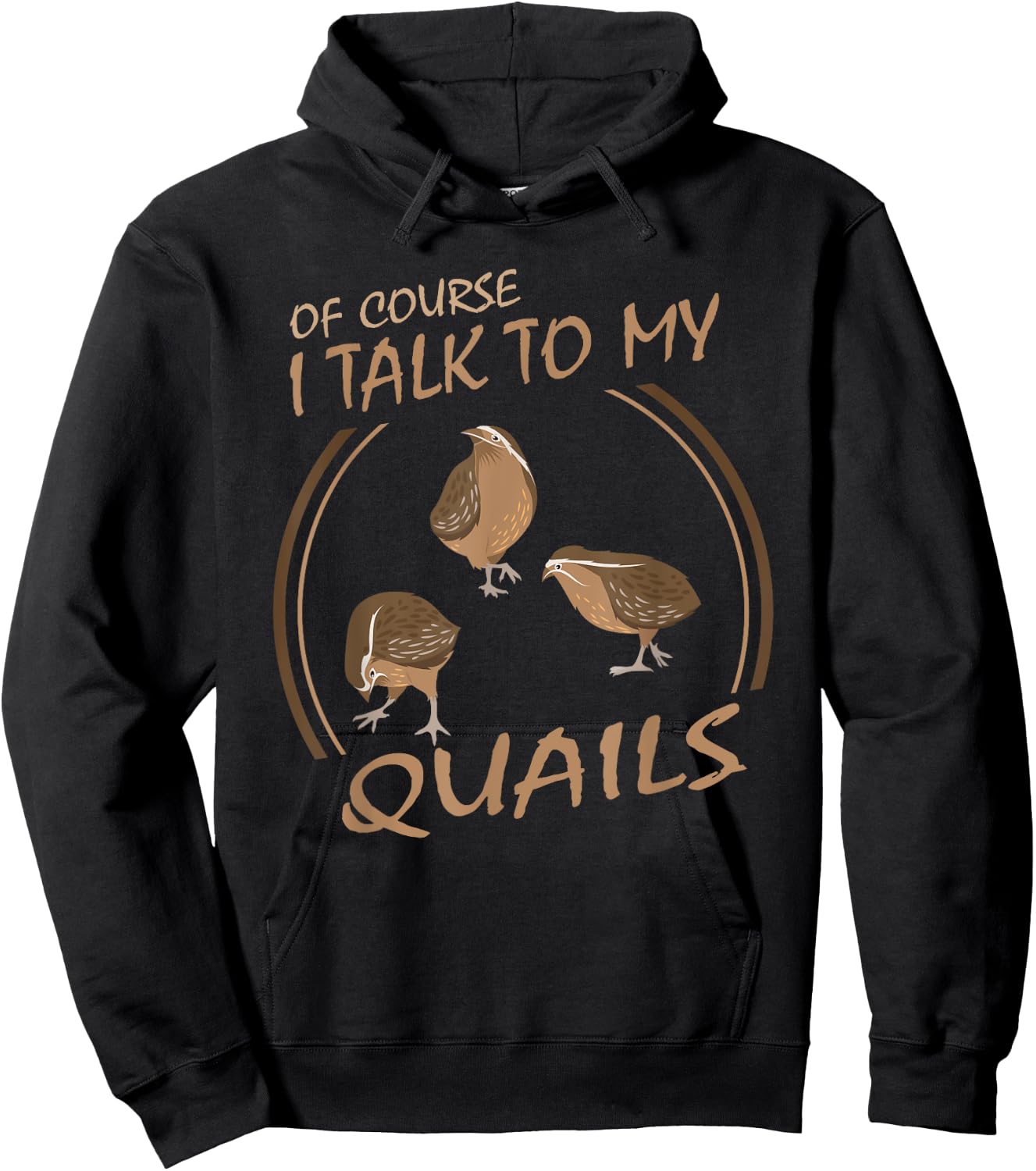 Quail funny Gift Quails Famer Hoodie - Hoodie | Black