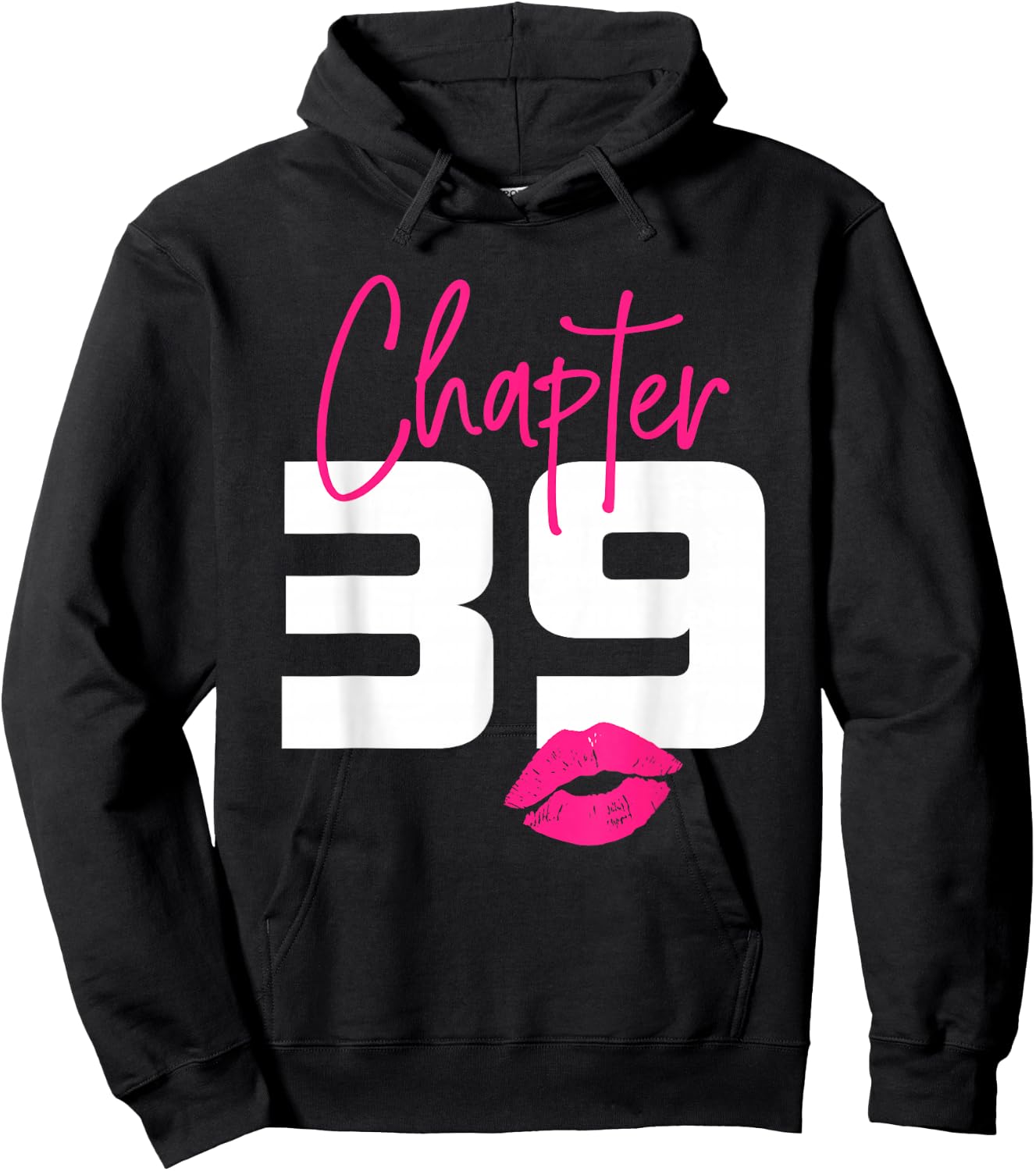 39 and Blessed Chapter 39 Year Old Gifts 39th Birthday Party Hoodie - Hoodie | Black