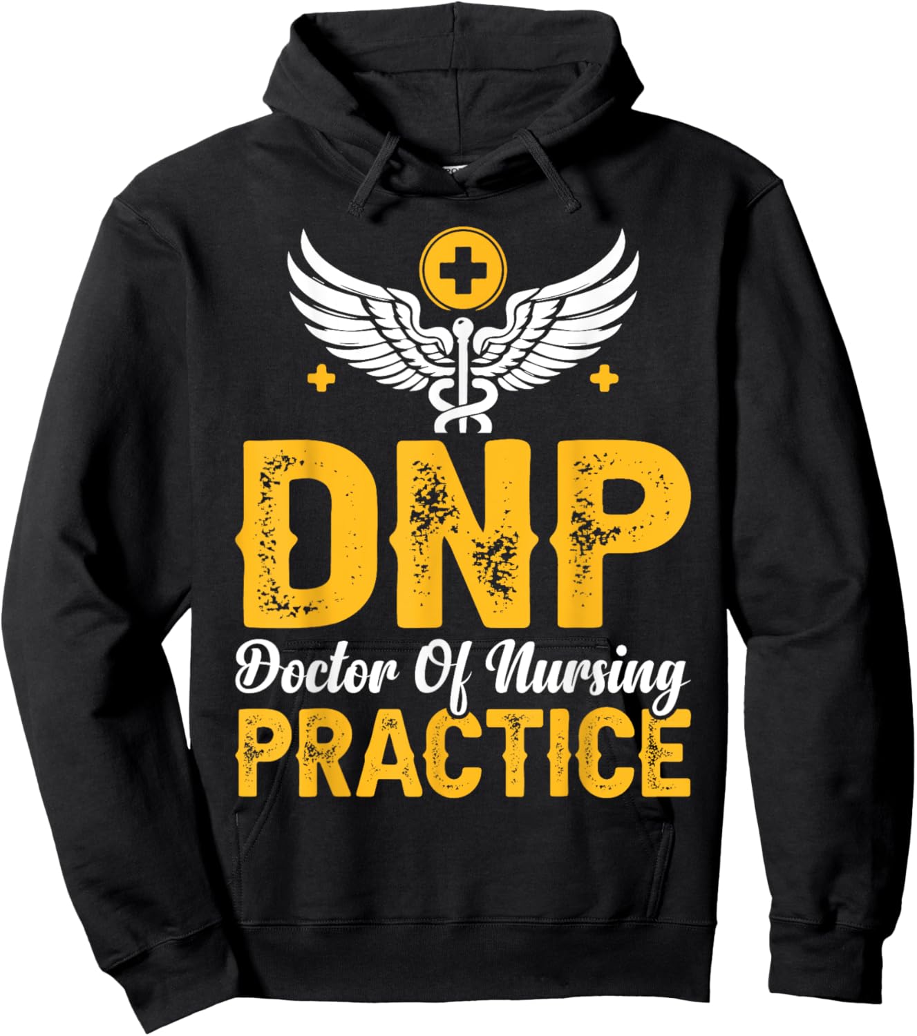 DNP Emblem Doctor of Nursing Practice Gifts Women Hoodie - Hoodie | Black