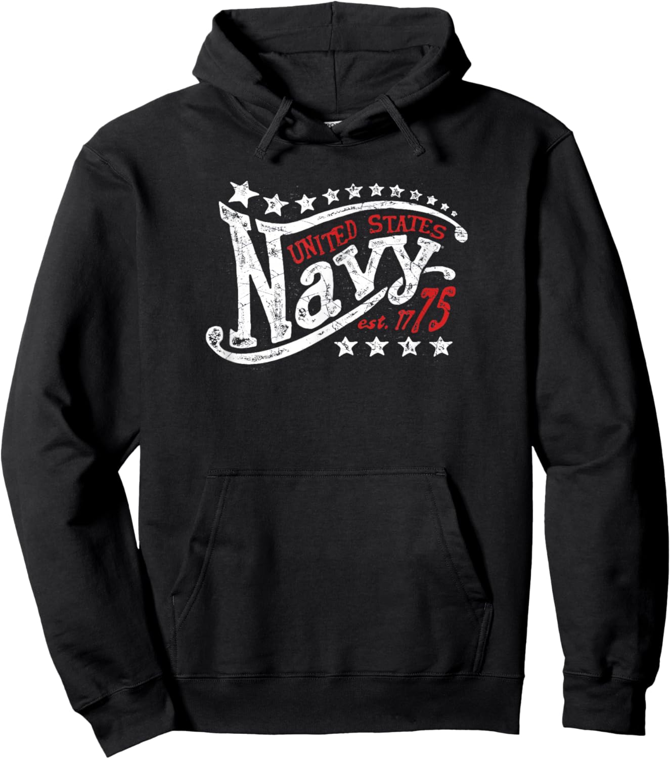U.S. Navy Stars Hoodie - Hoodie | Black