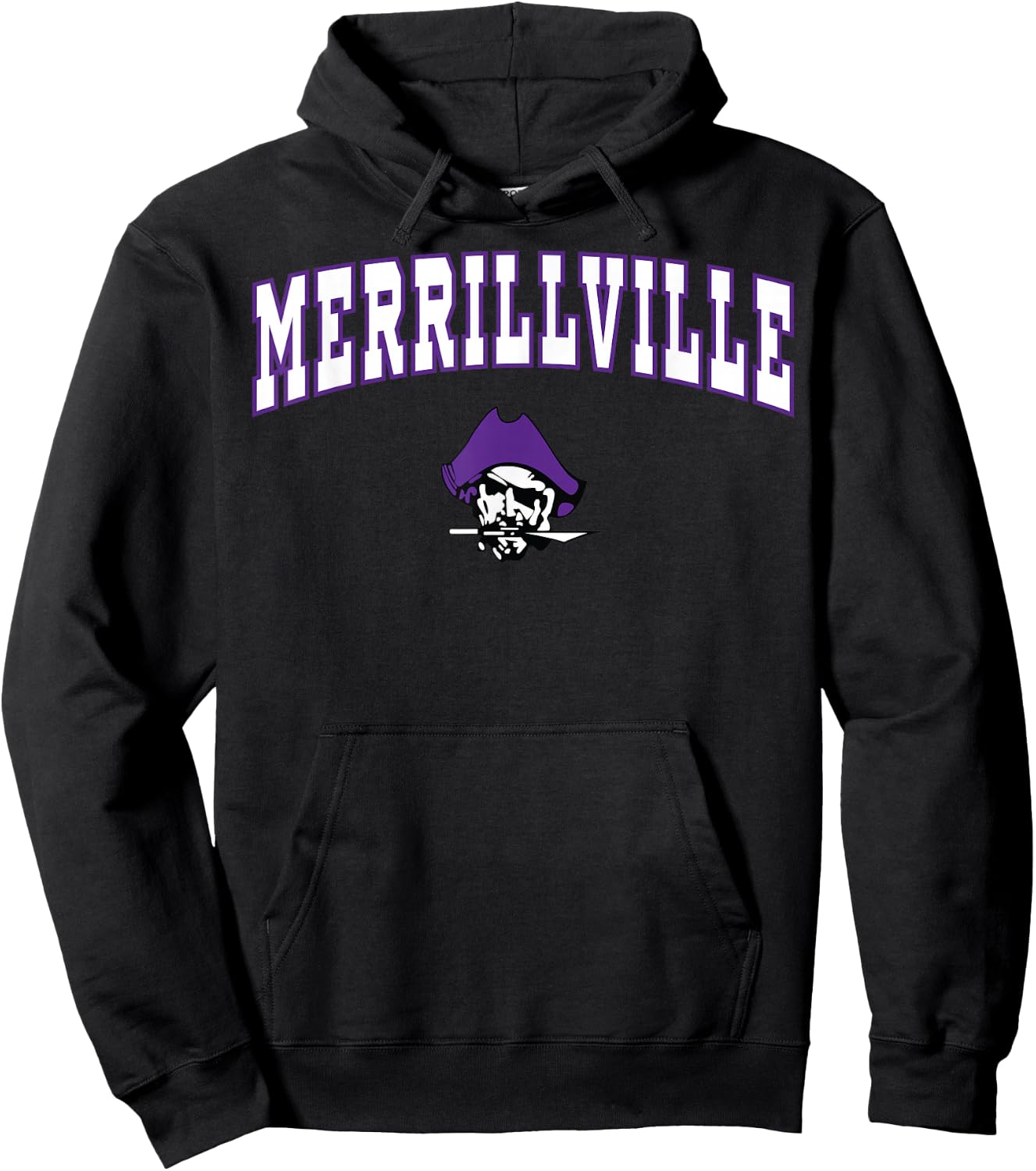 Merrillville High School Pirates C2 Hoodie - Hoodie | Black