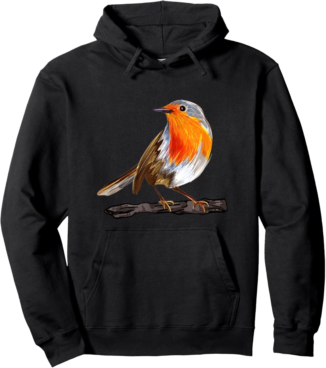 Robin Bird Hoodie - Hoodie | Black
