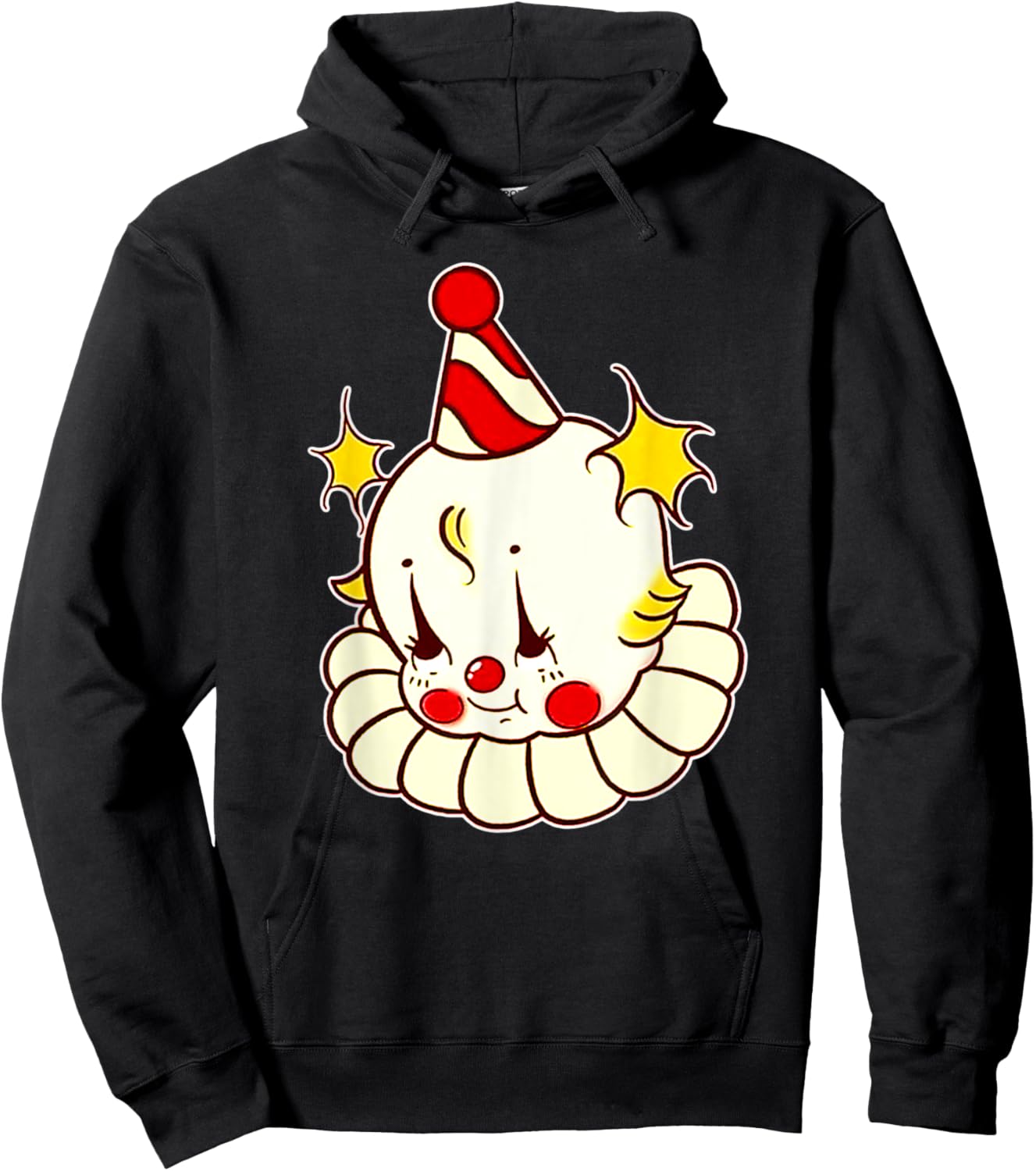 Kewpie Baby Birthday Clown Hoodie - Hoodie | Black