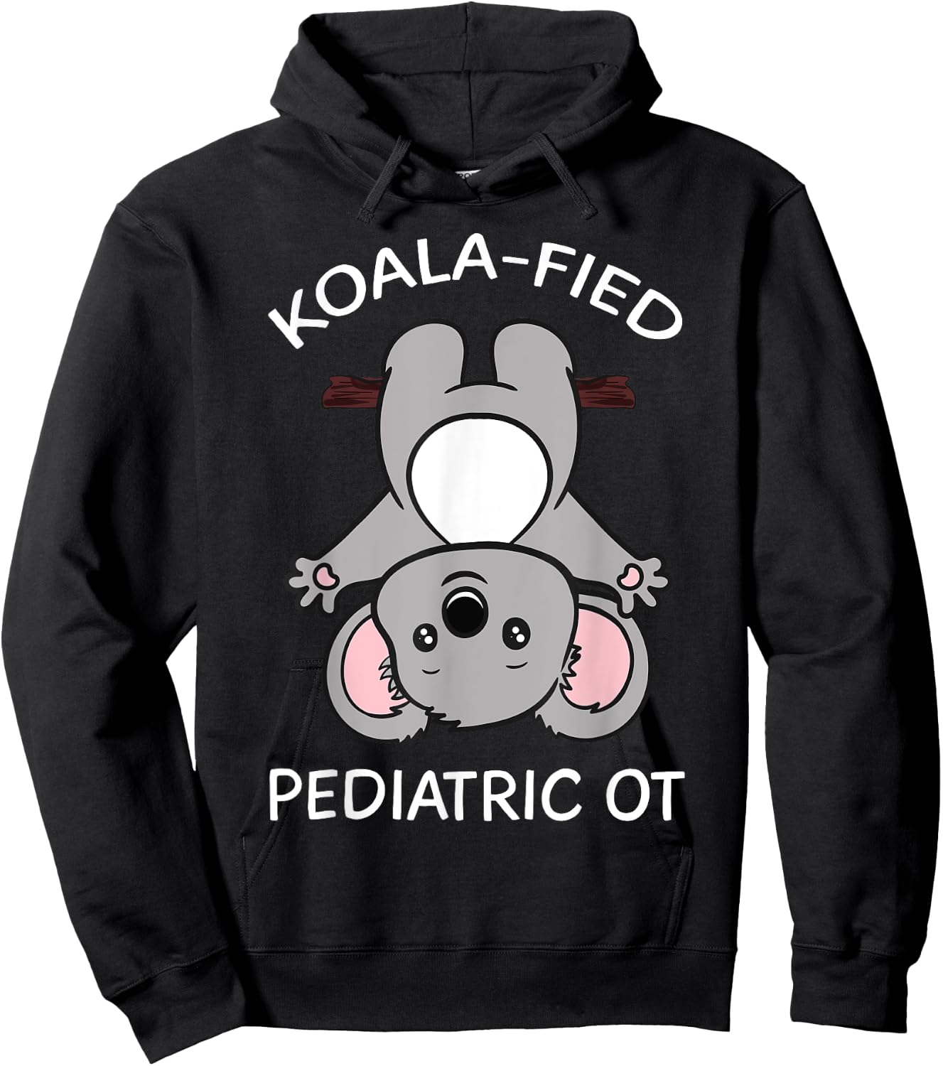 Pediatric Occupational Therapist OT Pediatrician Koala Gift Hoodie - Hoodie | Black